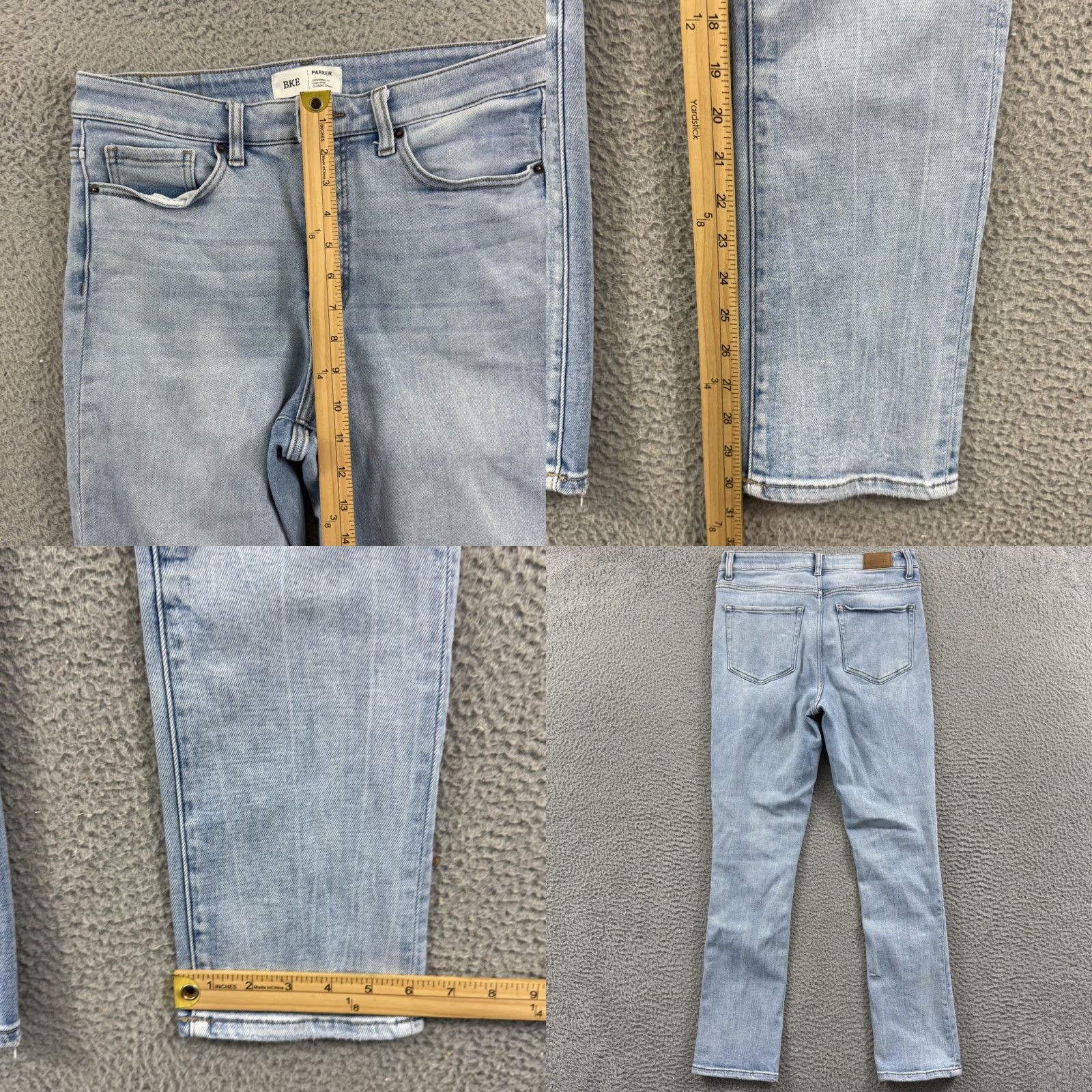 Vintage BKE Buckle Jeans Womens 28x30 High Rise Classic Skinny Denim Zip Stretch Blue 5-Pocket Size 28" / US 6 / IT 42 - 8 Thumbnail