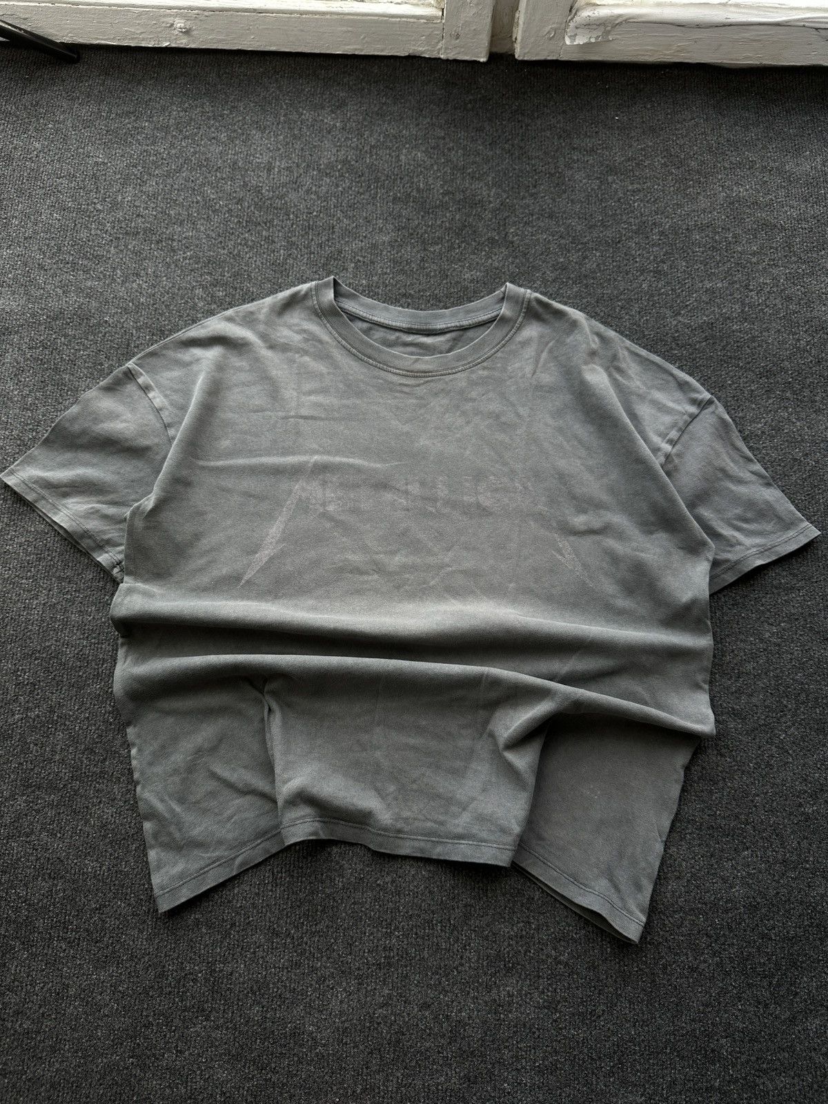 Metallica 🚨 METALLICA MEN WORLD MAGNETIC TOUR FADED GRAY LOGO Size US L / EU 52-54 / 3 - 1 Thumbnail