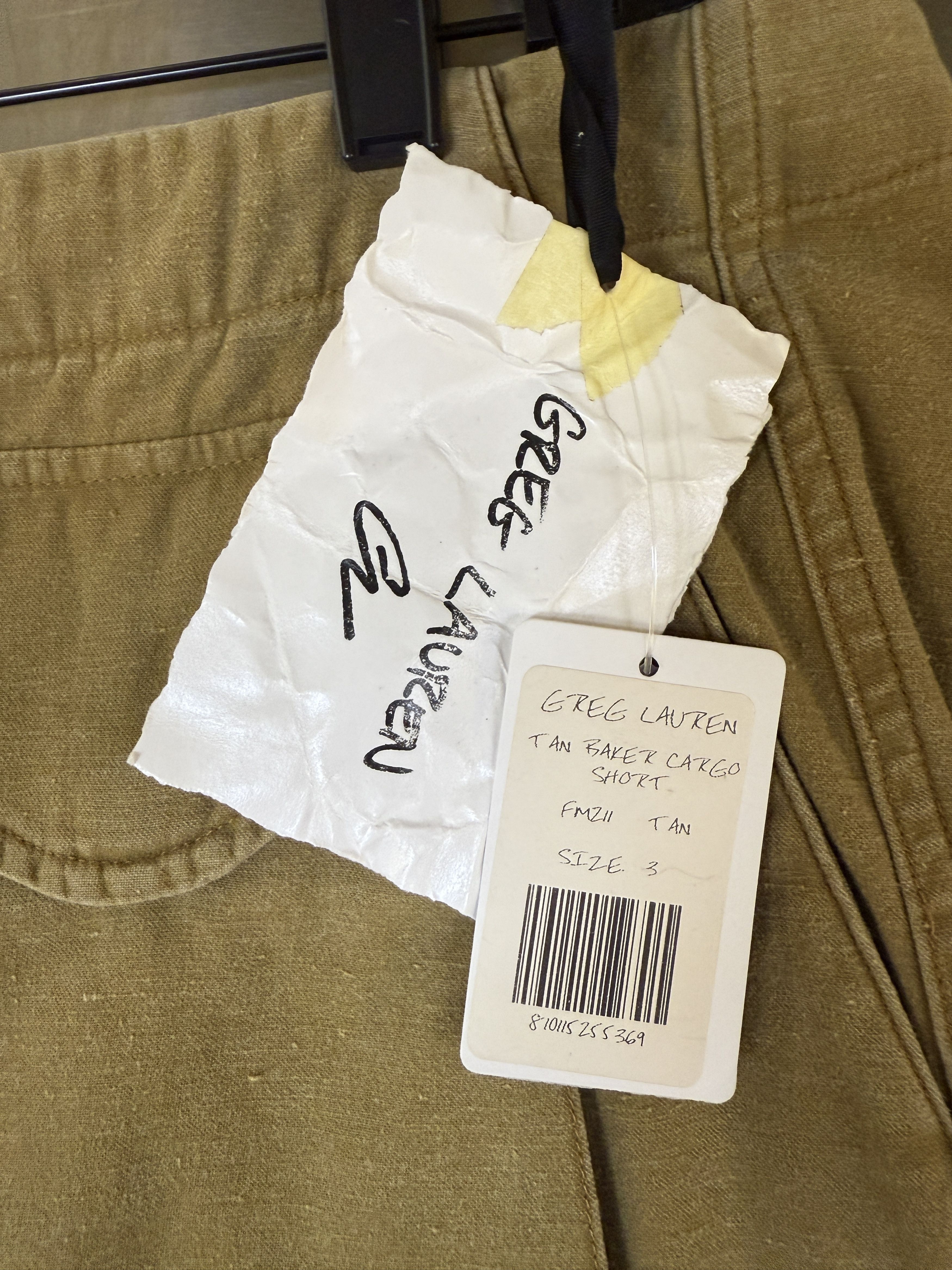Greg Lauren Greg Lauren Tan Baker Cargo Shorts Size US 34 / EU 50 - 4 Thumbnail