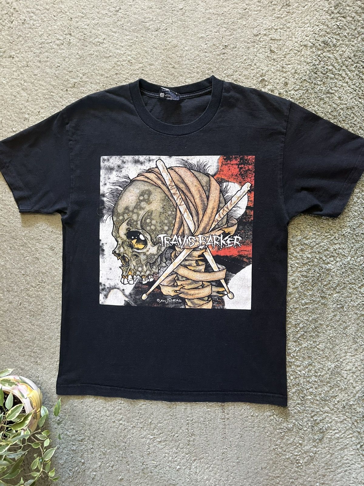 RARE Travis Barker Pushead Famous stars blink 182 T-shirt