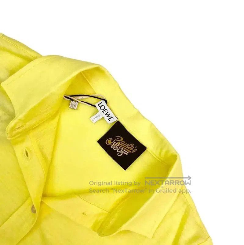 Loewe Loewe Yellow Wool Women's T-Shirt . Size XS / US 0-2 / IT 36-38 - 3 Thumbnail