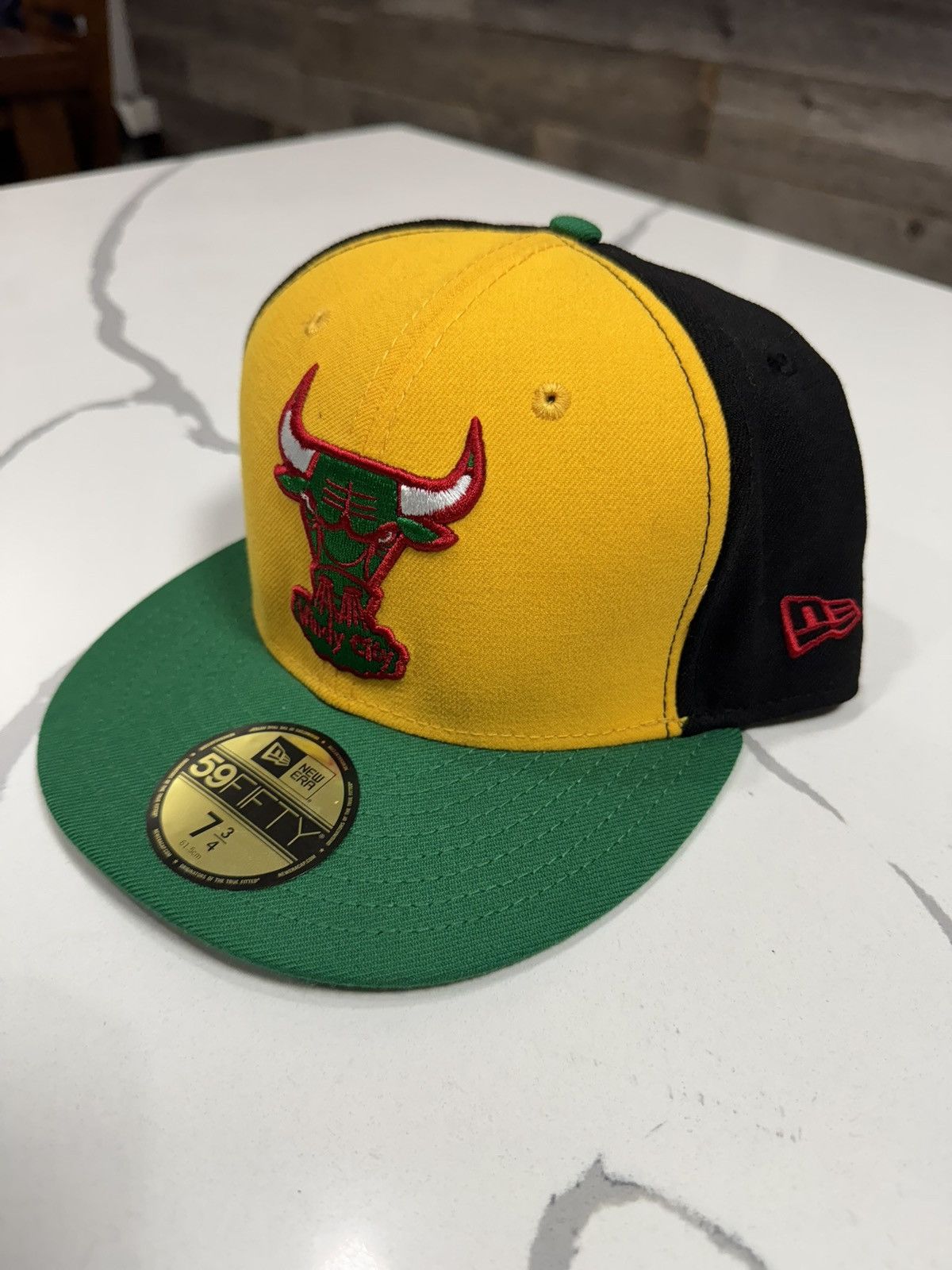 Hat Club × NBA × New Era New Era 59FIFTY World Block Chicago Bulls Hat Size ONE SIZE - 7 Thumbnail