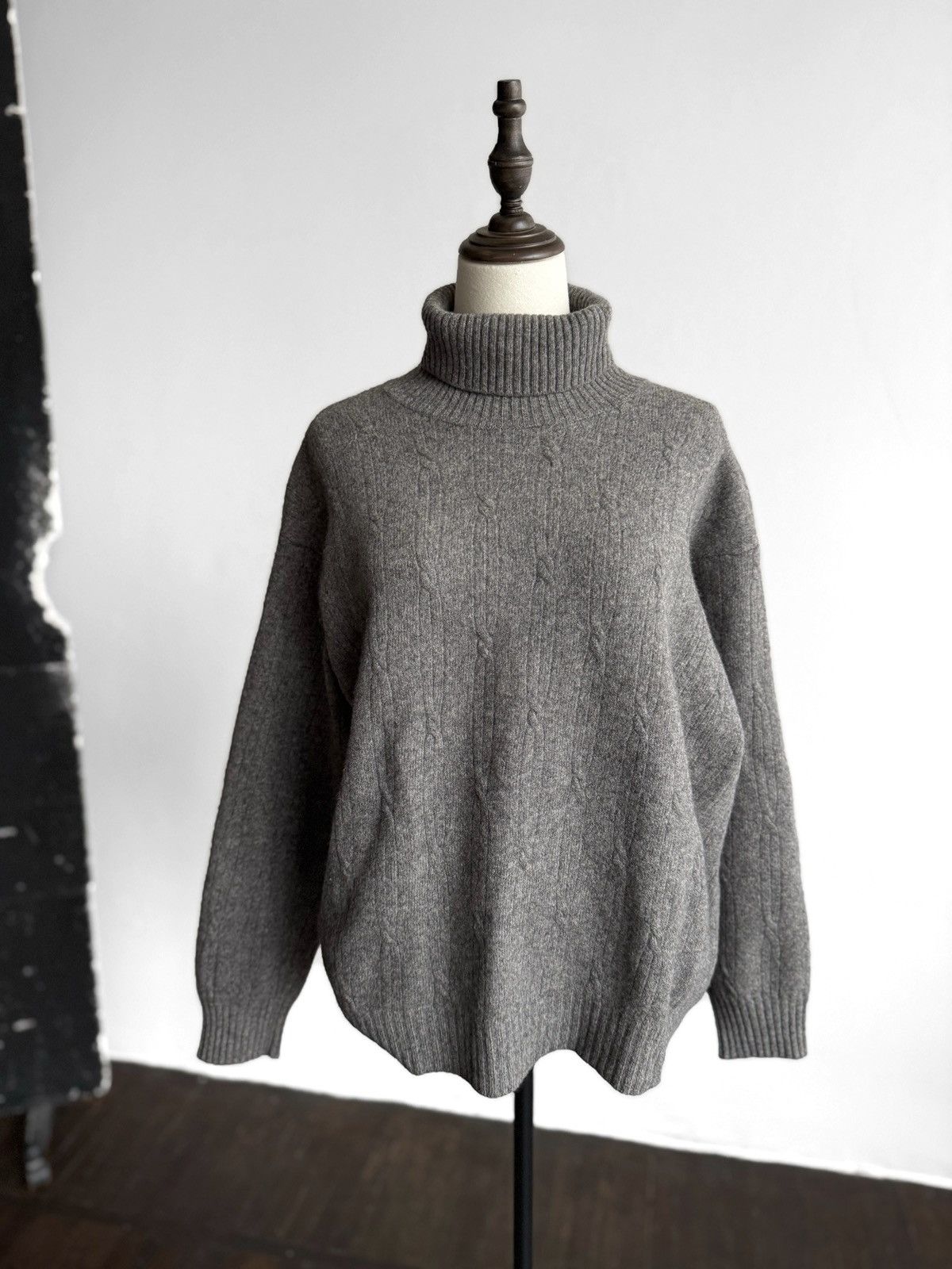 United Colors Of Benetton United Colors of Benetton Wmns Grey Pure Lambswool Sweater Size M / US 6-8 / IT 42-44 - 1 Thumbnail
