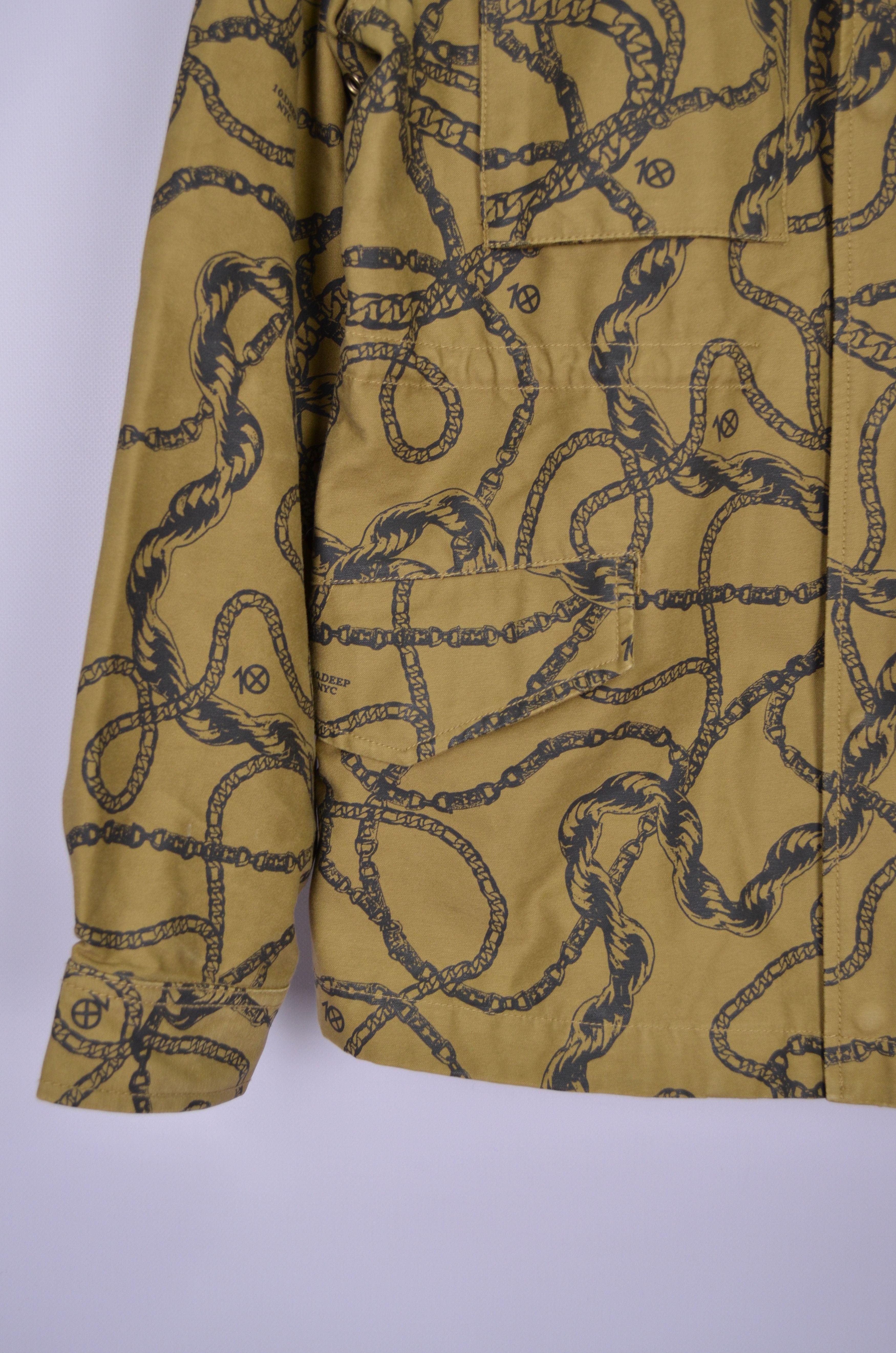 10 Deep × Designer Vintage 10.Deep Chain Gang Military Jacket w/ Zip Away Hood Size US M / EU 48-50 / 2 - 4 Thumbnail