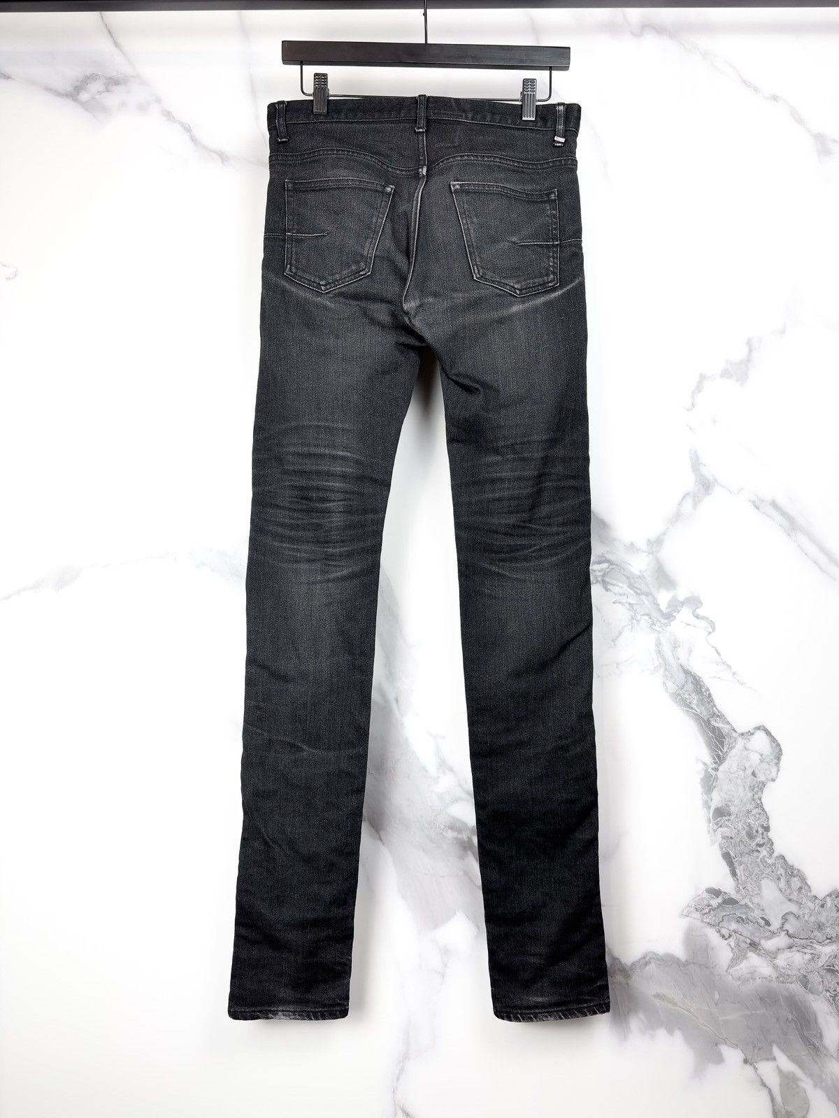 Dior AW10 Dior Homme MIJ Side Stripe Faded Denim Jeans KVA Size US 28 / EU 44 - 2 Thumbnail