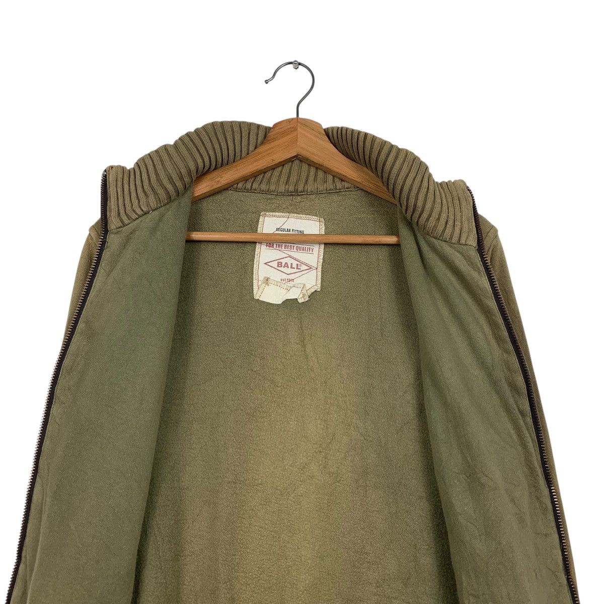 Vintage Vintage BALL Sun Faded Turtleneck Sweater Jacket #1721-C76 Size US M / EU 48-50 / 2 - 12 Thumbnail