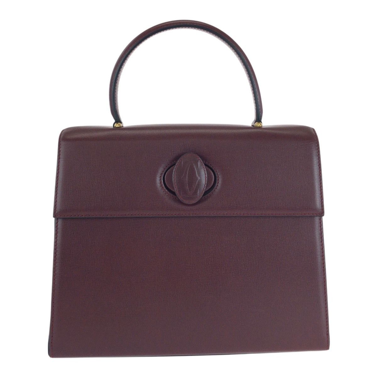 Cartier Cartier Cartier Must Line Leather Handbag 500926 Leather Handbag 500926 DUTY FREE for USA Size ONE SIZE - 1 Thumbnail
