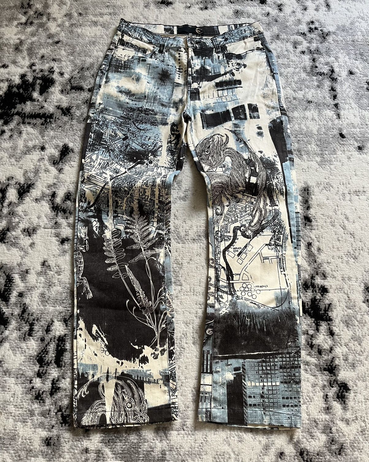 Just Cavalli × Vintage Just Cavalli City Urban Pants Size 32" / US 10 / IT 46 - 2 Thumbnail