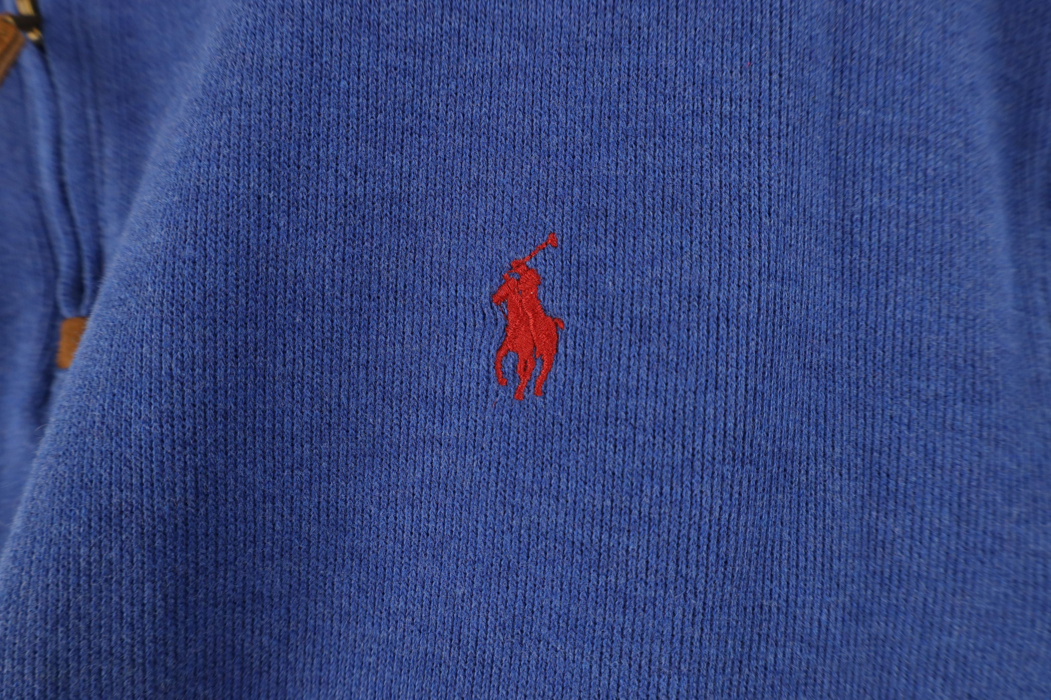 Ralph Lauren Vintage Ralph Lauren Ribbed Knit Half Zip Pullover Sweater Size US L / EU 52-54 / 3 - 4 Thumbnail
