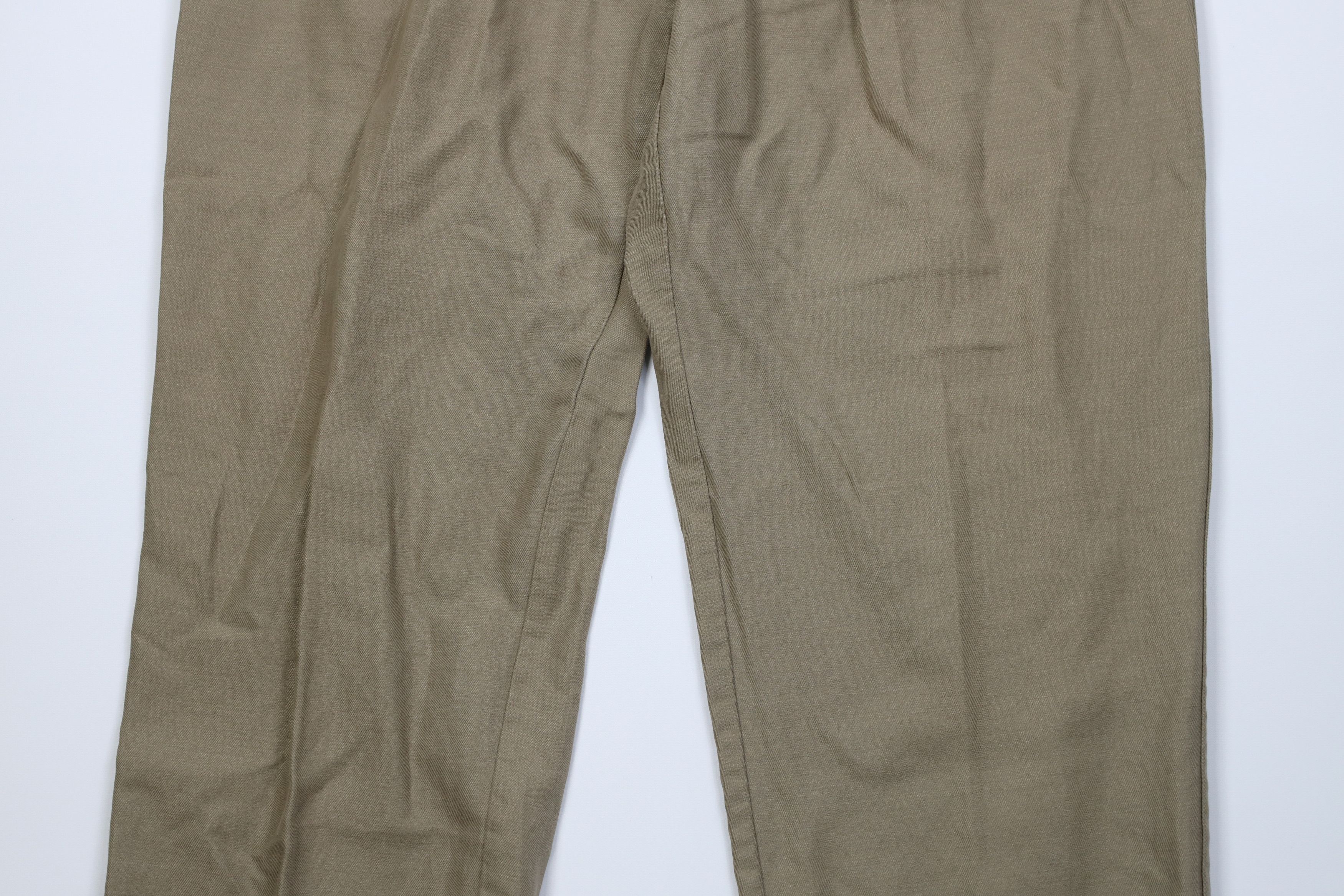 Ralph Lauren Vintage 90s Ralph Lauren Linen Blend Wide Leg Chino Pants Size US 40 / EU 56 - 3 Thumbnail