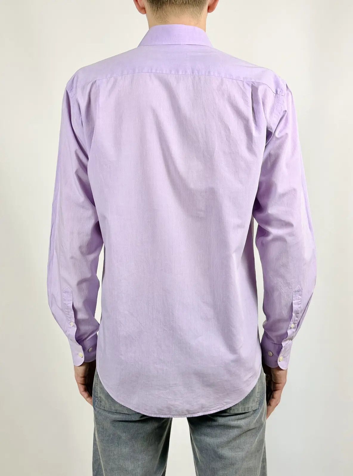 Yves Saint Laurent Yves Saint Laurent Logo Purple Shirt Size US L / EU 52-54 / 3 - 4 Thumbnail