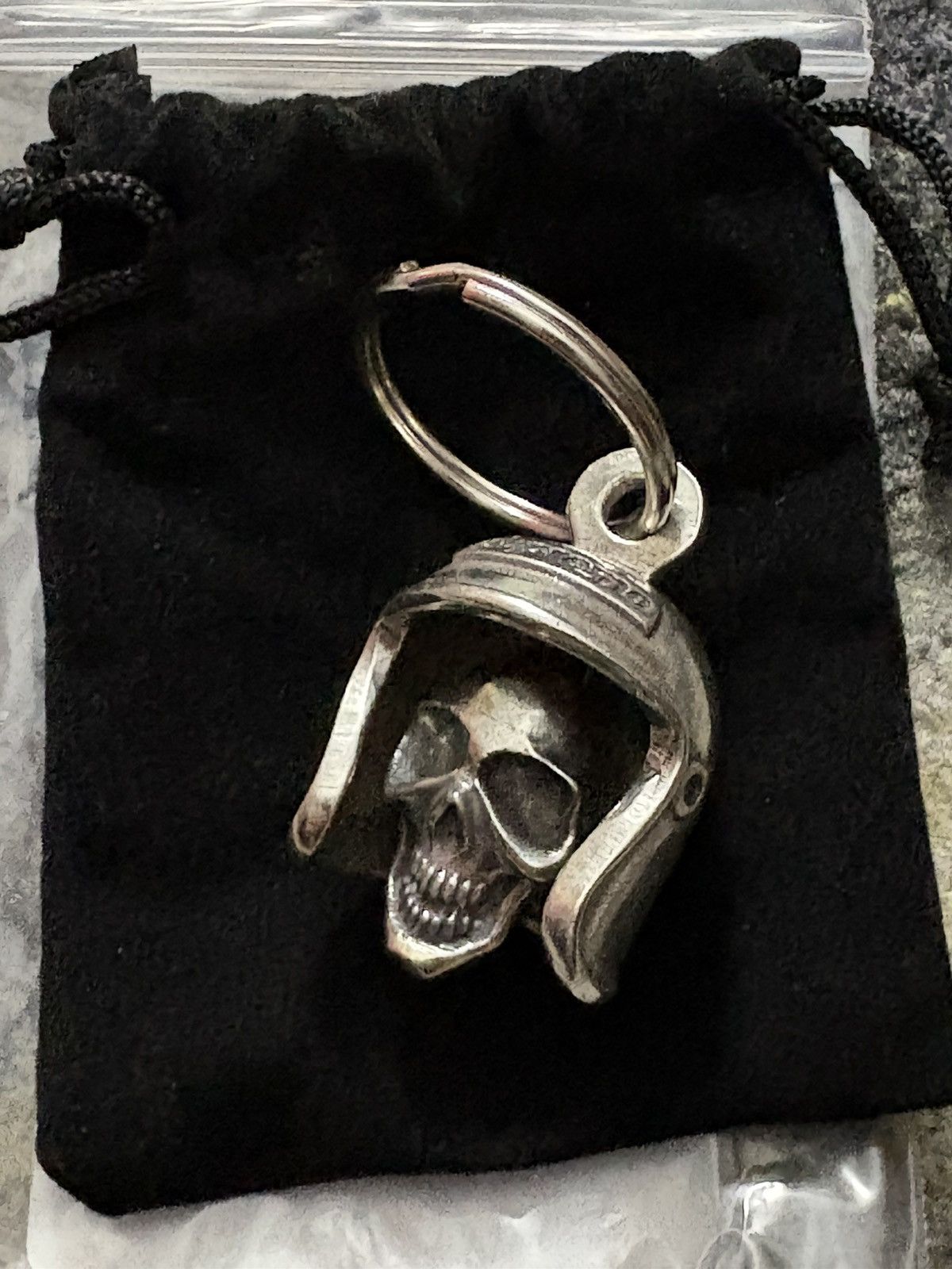 Supreme Skull Bell Keychain 