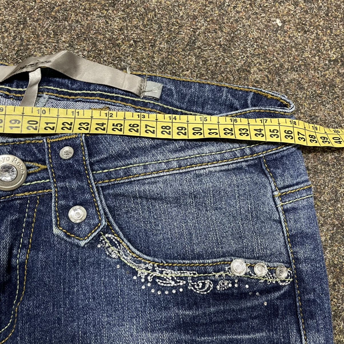 Vintage Vintage Y2K Faded Flare Jeans Distressed Streetwear Boxy 29 Size US 29 - 5 Thumbnail