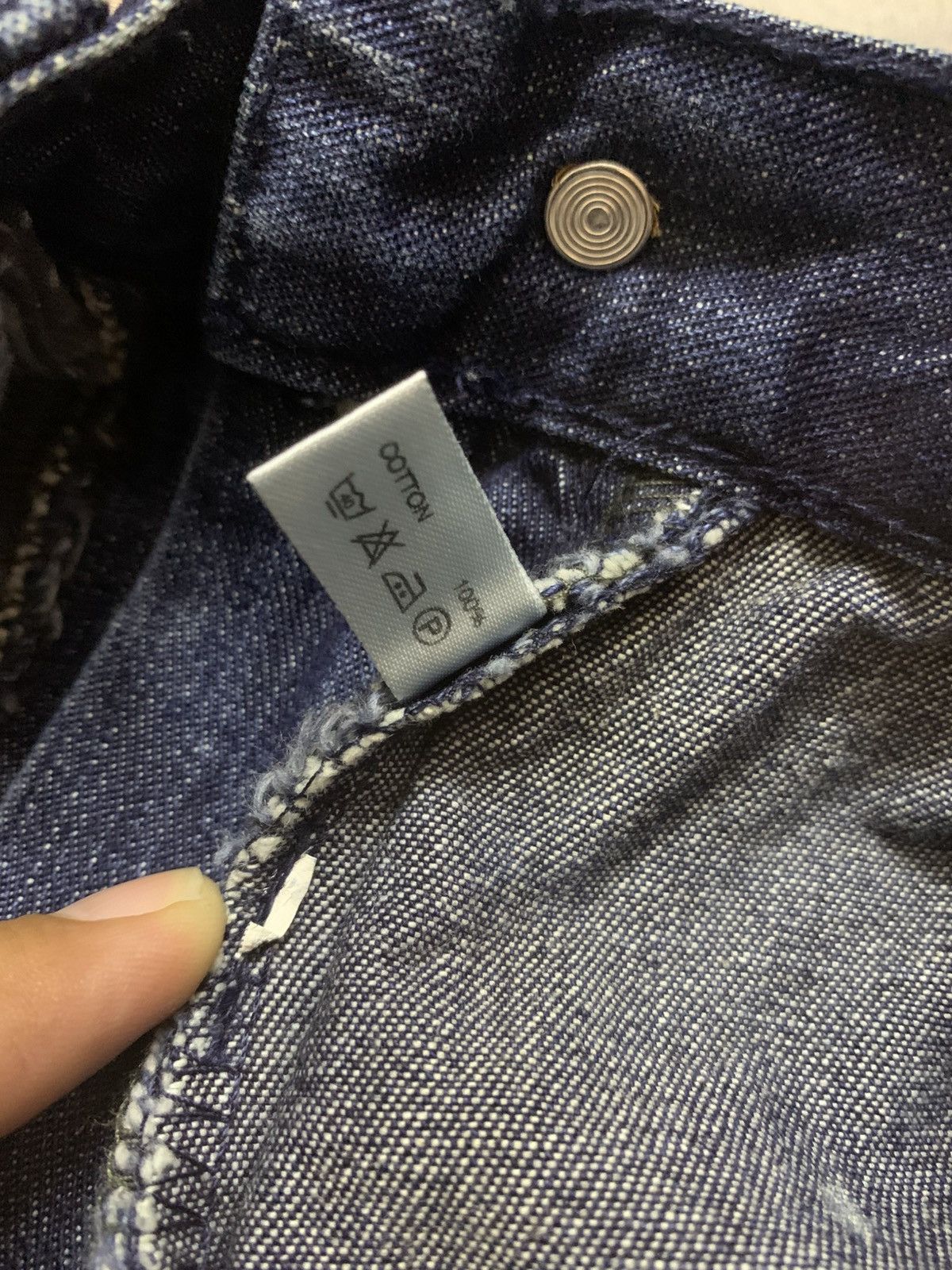 Number (N)ine Number (N)ine Distressed Paint Splatter Denim Size US 31 - 16 Thumbnail