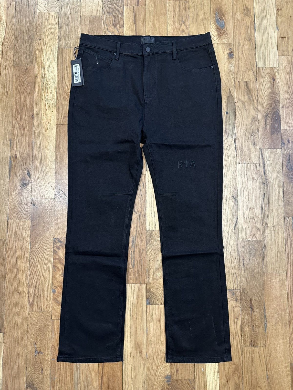RTA Denis Black Denim Jeans Size 28