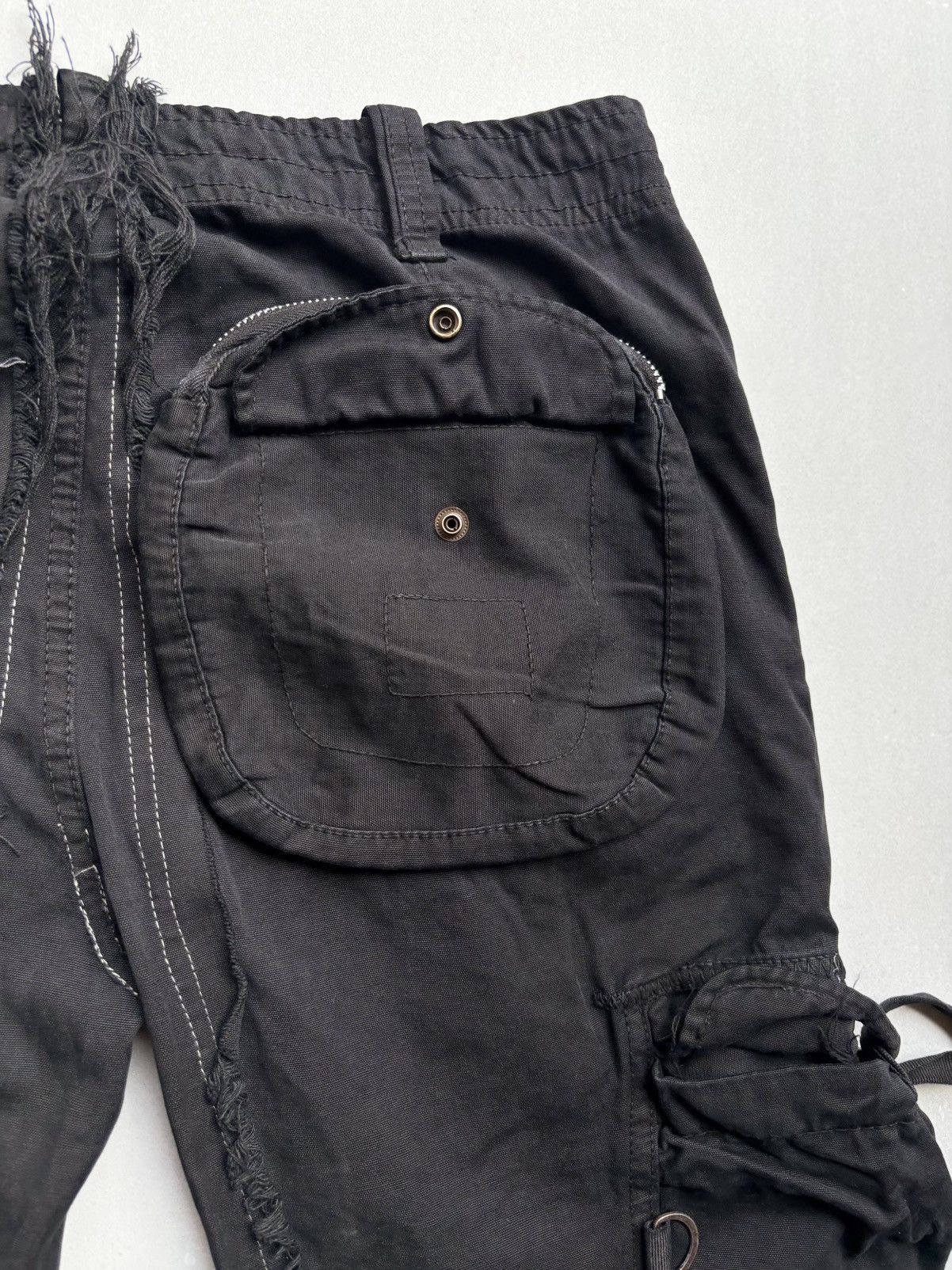 Japanese Brand Vertgarments frayed cargo pants Size US 28 / EU 44 - 10 Thumbnail