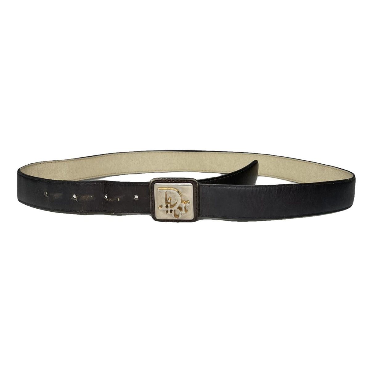 Dior D-Fence Brown Leather Belt Size ONE SIZE - 1 Thumbnail