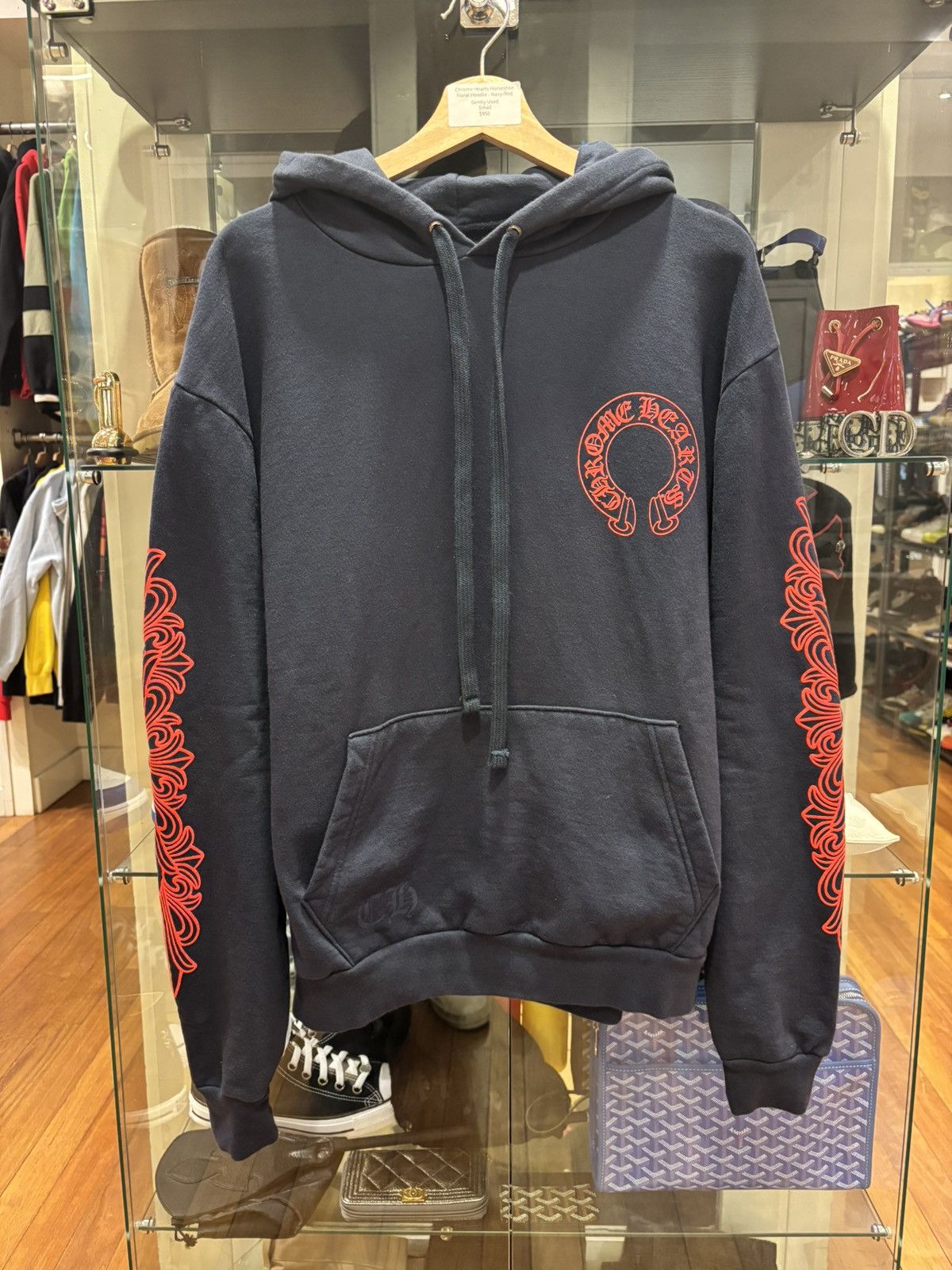 Chrome Hearts BRAND NEW Chrome Hearts Navy Red Floral