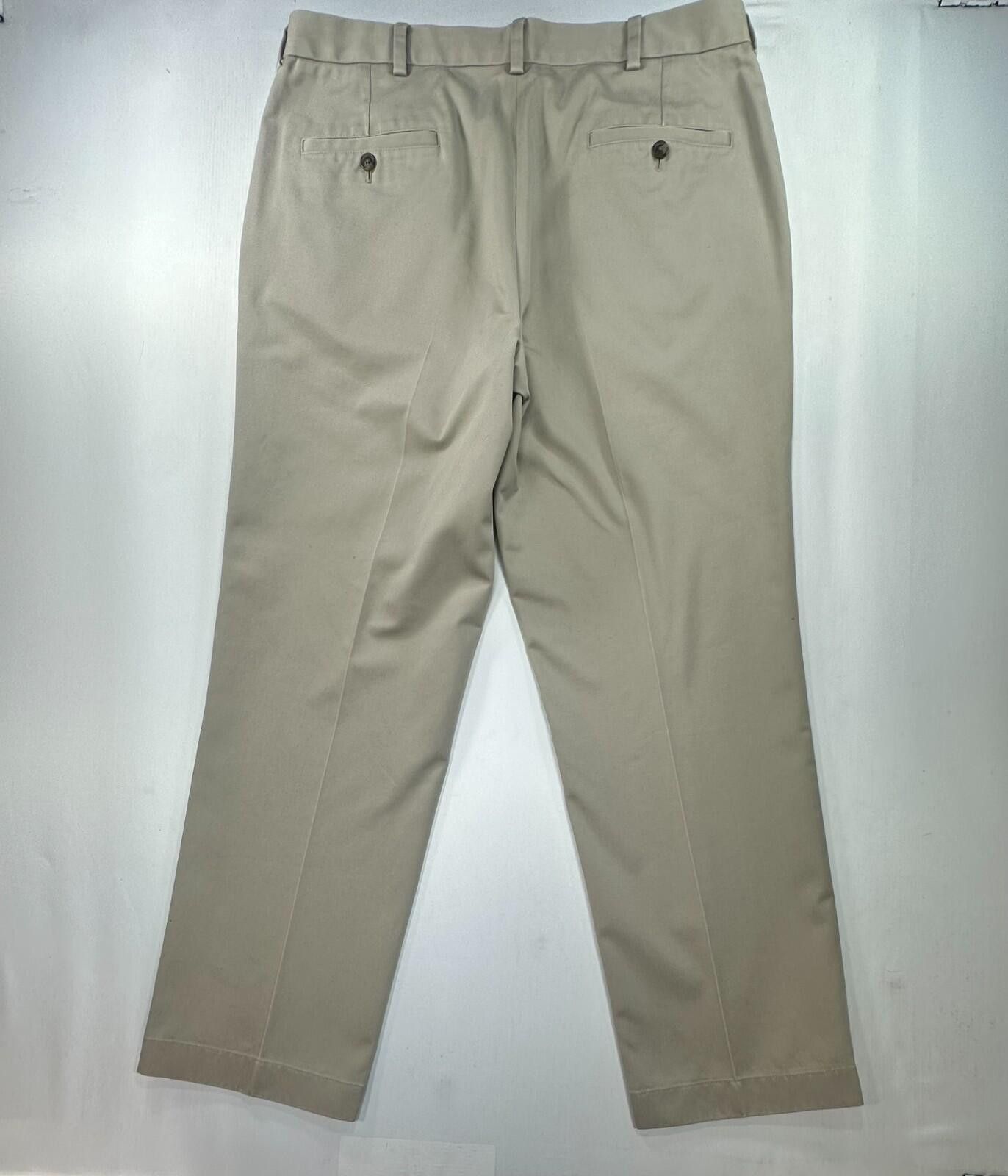 Brooks Brothers Brooks Bros Advantage Clark Cotton Chinos Brown Mens 37/30 Size US 37 - 2 Thumbnail