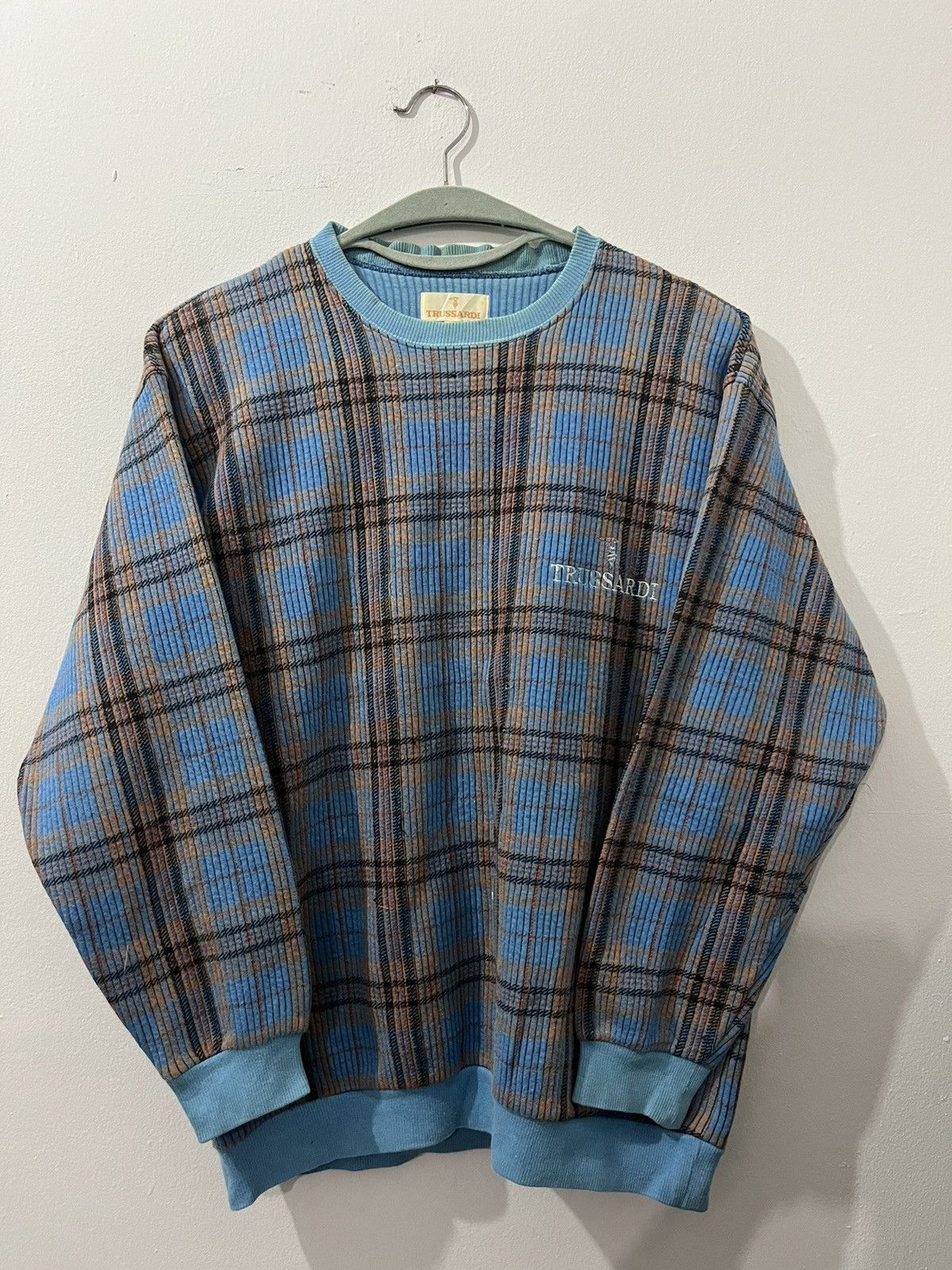 Trussardi Vintage 90s Trussardi Sweatshirt Size US M / EU 48-50 / 2 - 1 Thumbnail