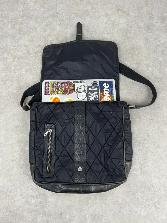 Dolce & Gabbana AW2003 Dolce & Gabbana Losange Black Leather Shoulder Bag Size ONE SIZE - 4 Thumbnail