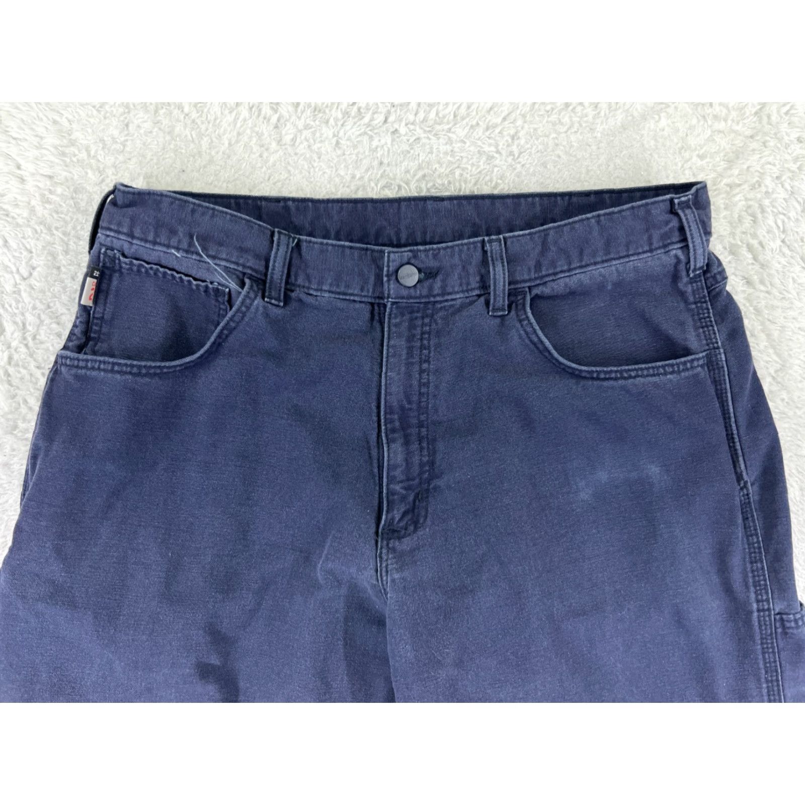 Carhartt Carhartt Jeans Mens 38 Blue Denim Original Fit FR Cat 2 2112 Cotton Blend Size US 38 / EU 54 - 6 Thumbnail