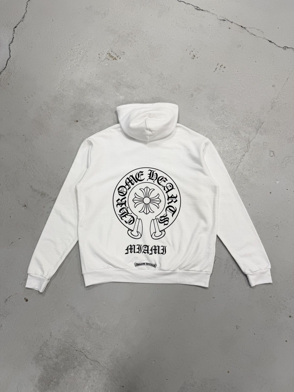 Chrome Hearts Chrome Hearts Miami Horseshoe Hoodie White Medium Size US M / EU 48-50 / 2 - 3 Thumbnail