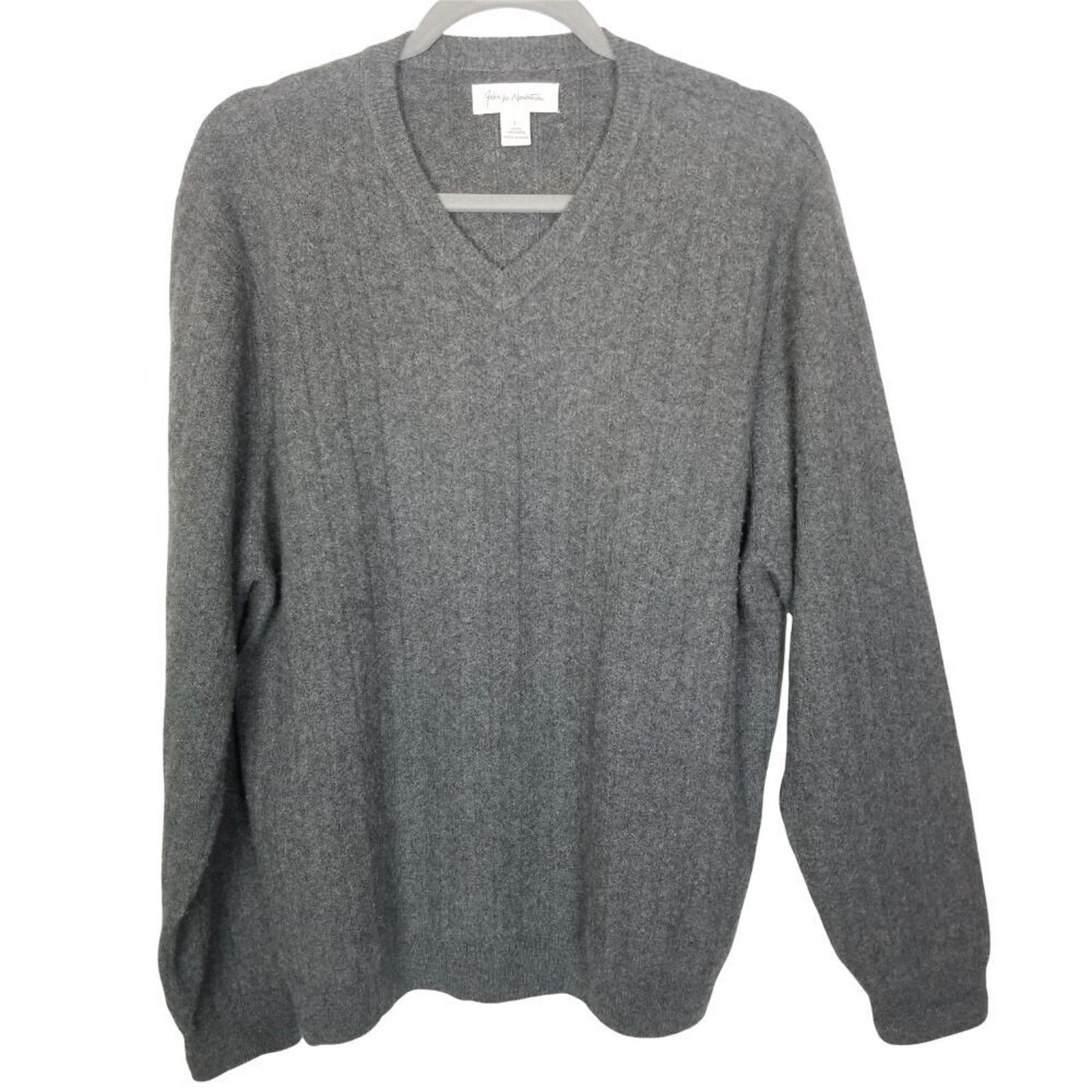 Nordstrom John W. Nordstorm Mens Cashmere Sweater Quiet Luxury Preppy Size US L / EU 52-54 / 3 - 2 Thumbnail