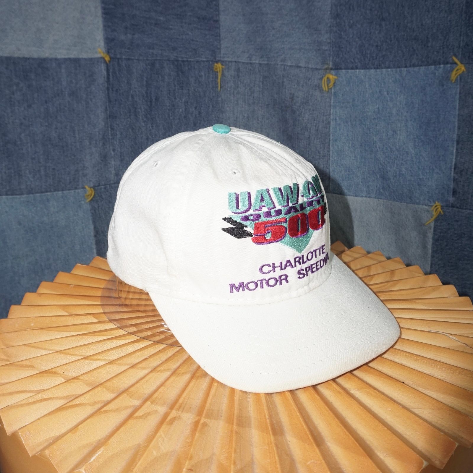 Vintage (OSFA) Vintage 500 Charlotte nascar 1990s embroidered hat Size ONE SIZE - 1 Thumbnail