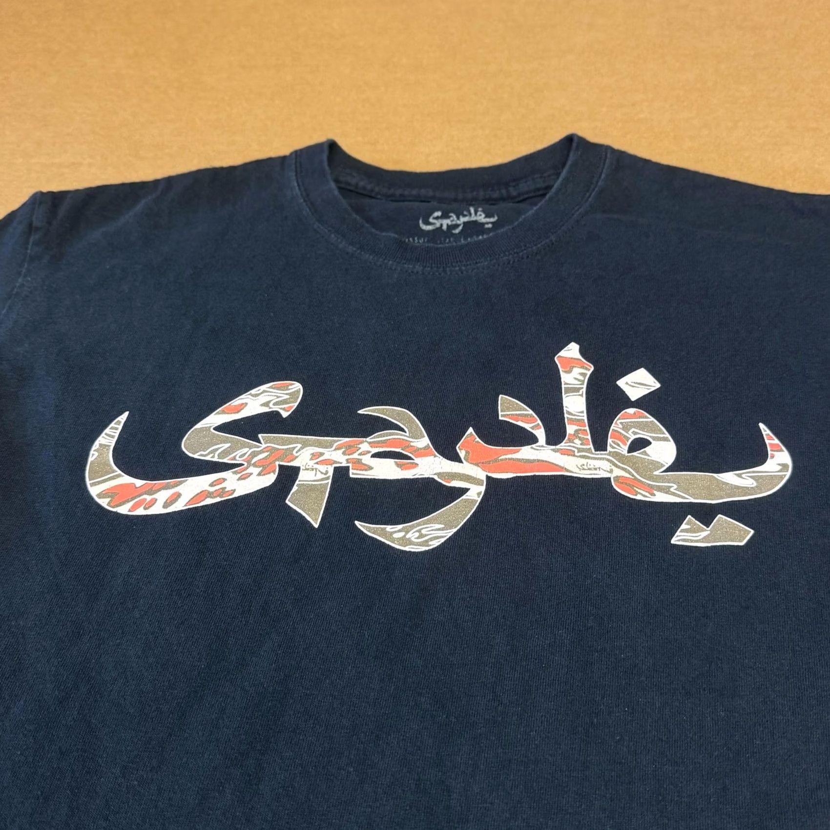 Logo 7 Staple Shirt Mens M Gray Graphic Script Logo Tee T-Shirt Calligraphy Crew Neck Short Sleeve Vintage No Size US M / EU 48-50 / 2 - 2 Thumbnail