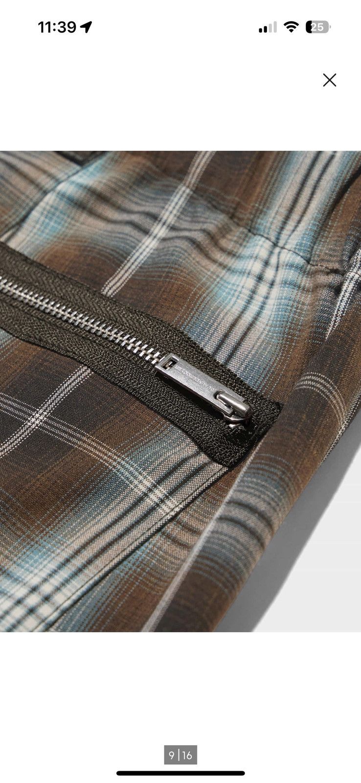 GU × Undercover × Uniqlo Zip Pocket Pants Plaid Size US 34 / EU 50 - 16 Thumbnail