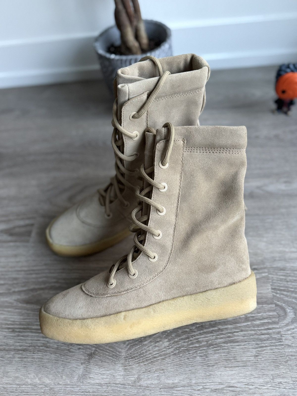 Yeezy Yeezy Season 2 Military Crepe Boots Taupe Size 40 Size US 7.5 / EU 40-41 - 3 Thumbnail