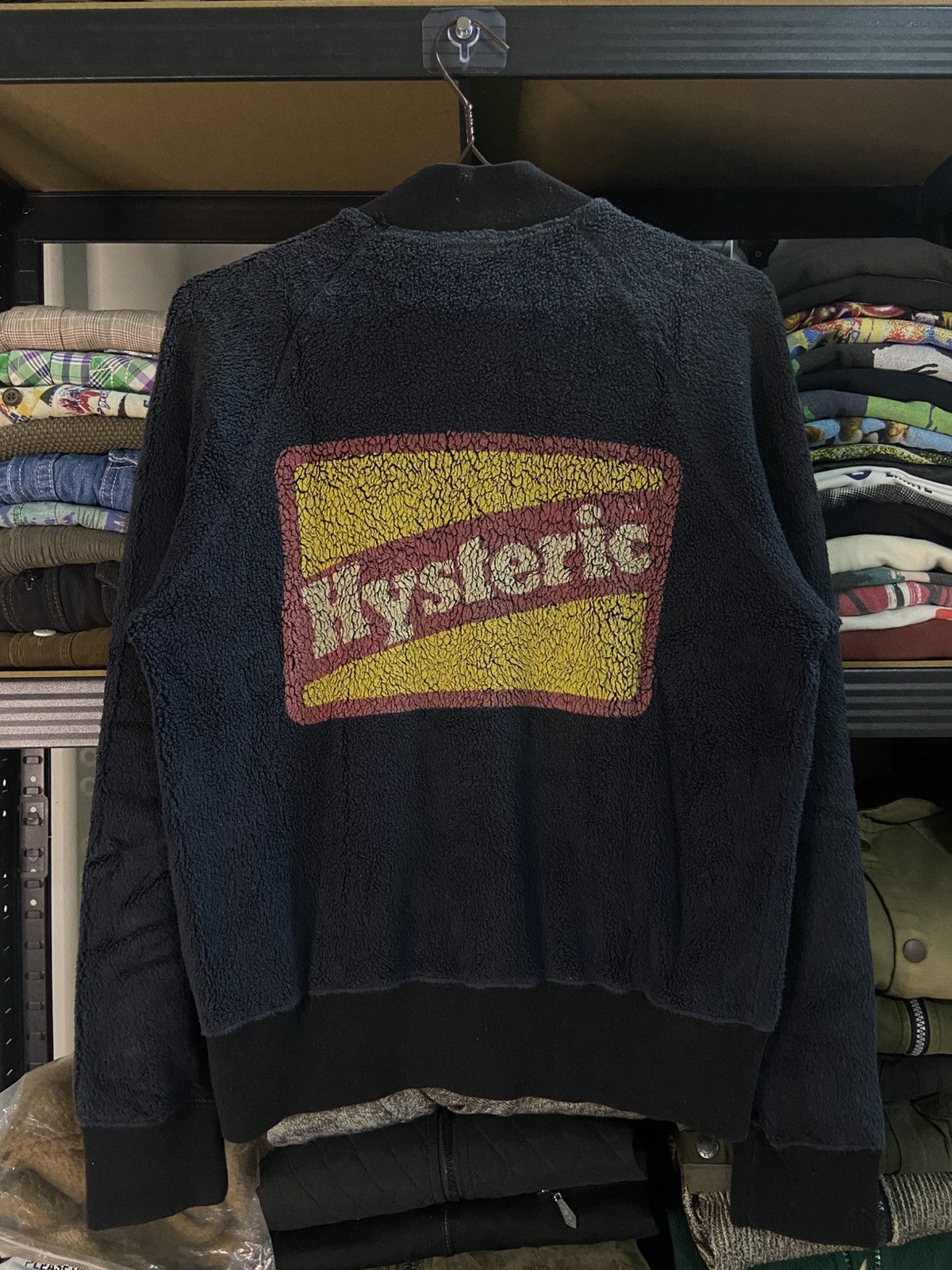 Hysteric Glamour × Japanese Brand Vintage Hysteric Glamour Fleece Jacket Sherpa Size US S / EU 44-46 / 1 - 1 Thumbnail