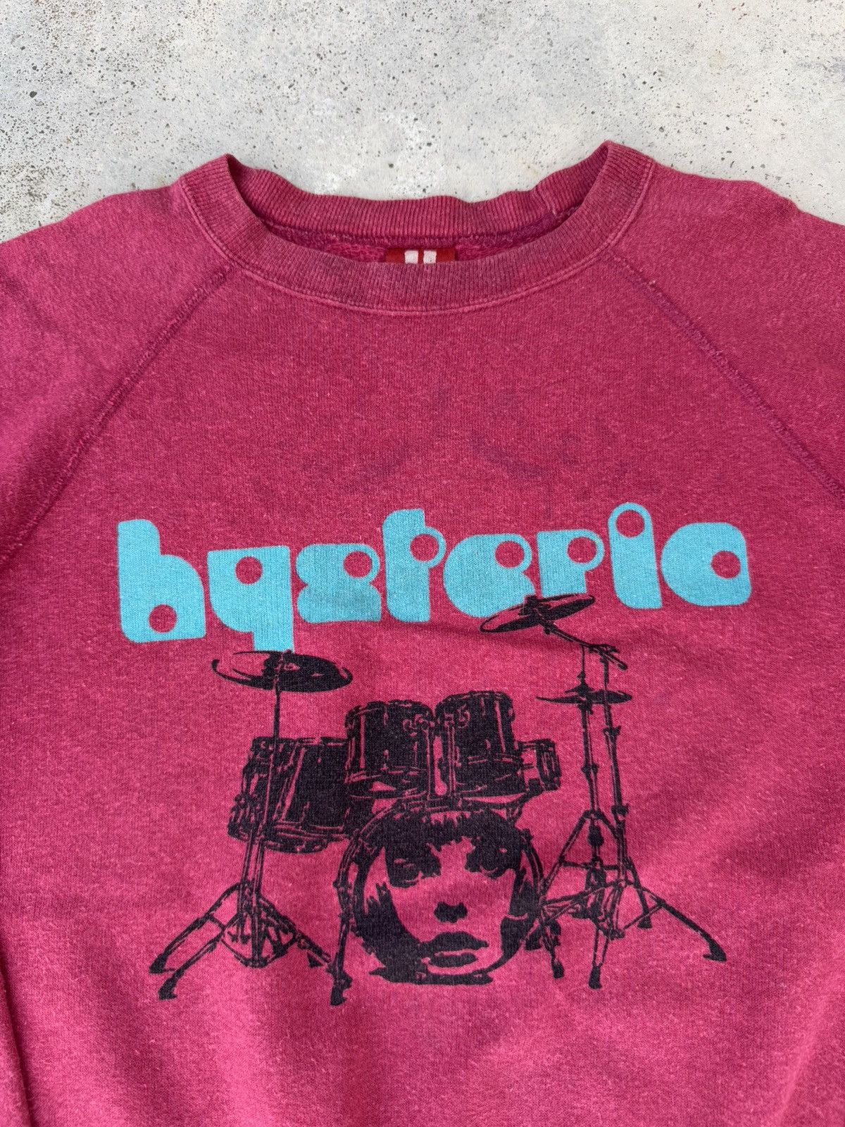 Hysteric Glamour × Vintage Vintage Red Tags Hysteric Glamour Drummer Girl Sweatshirt Size US M / EU 48-50 / 2 - 2 Thumbnail