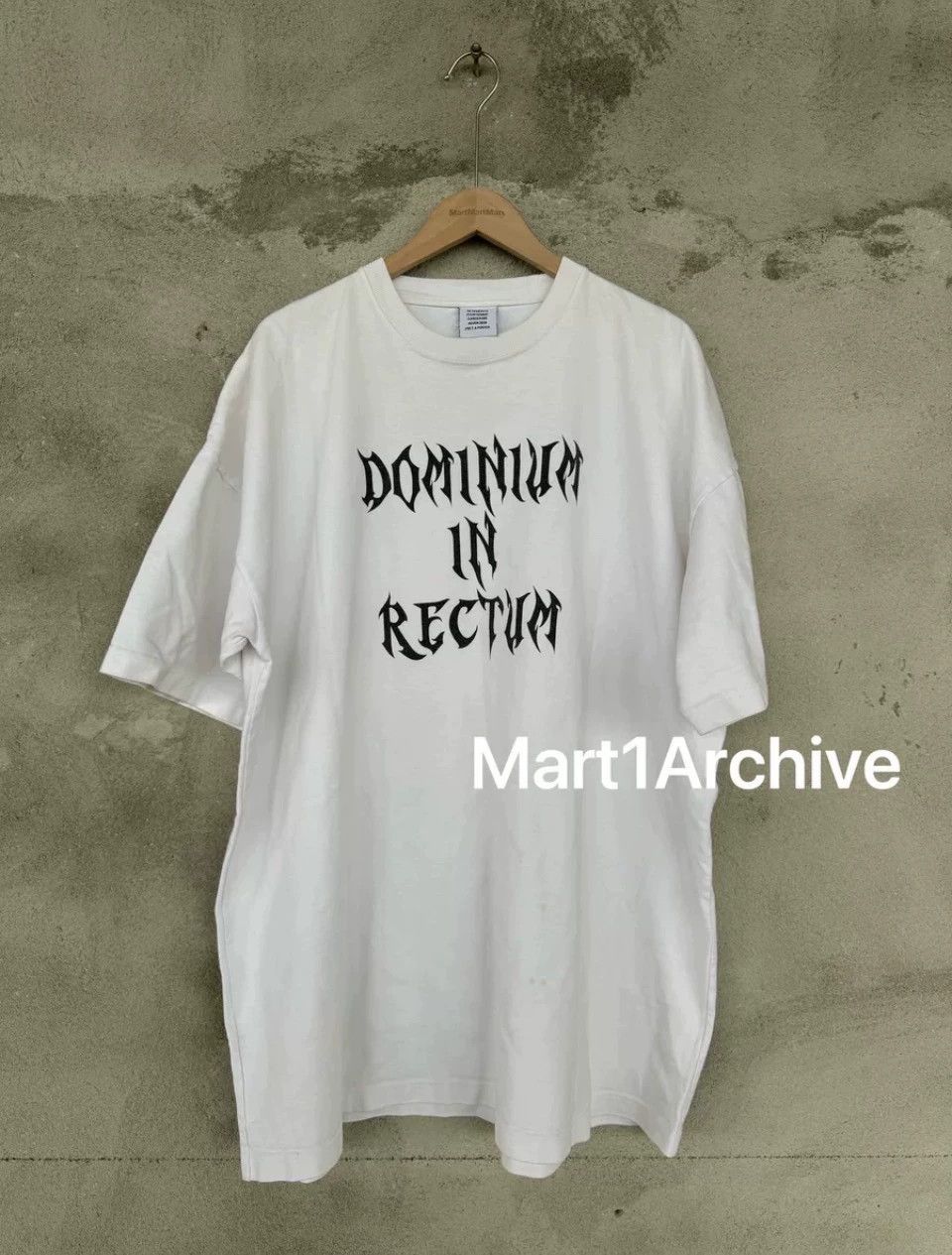 Vetements Vetements 19FW Dominium Anarchism Tee - dmc Size US M / EU 48-50 / 2 - 1 Thumbnail