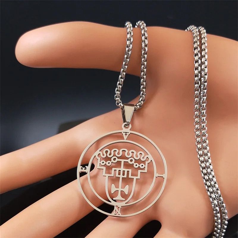 Jewelry VINE Demon Seal Statement Pendant Charms Necklace Emblem Size ONE SIZE - 3 Thumbnail