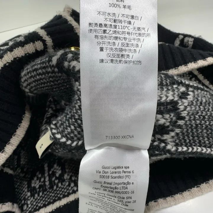Gucci Gucci GG Pattern Long Sleeve Knit Sweater-2507 Size S / US 4 / IT 40 - 5 Thumbnail