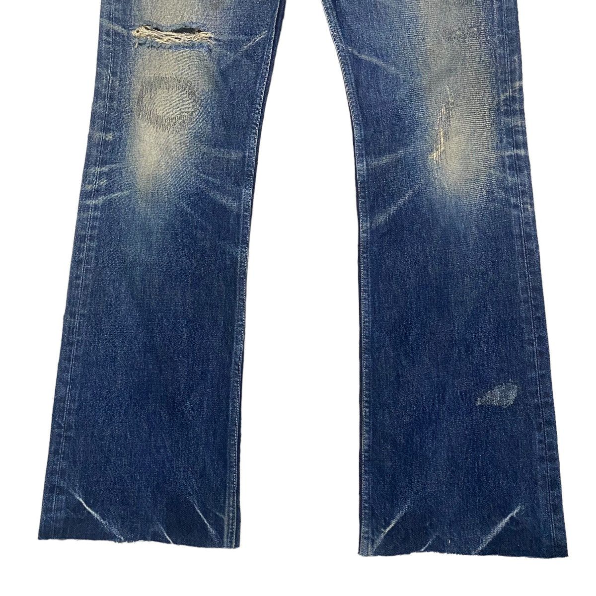 roarguns Roarguns Distressed Denim Flare Jeans Size US 34 / EU 50 - 8 Thumbnail