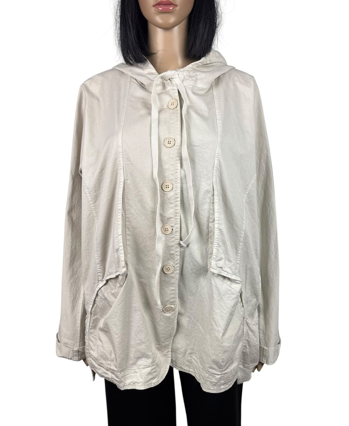Rundholz Rundholz Black Label Hooded Coat Avant Garde size L Size L / US 10 / IT 46 - 2 Thumbnail