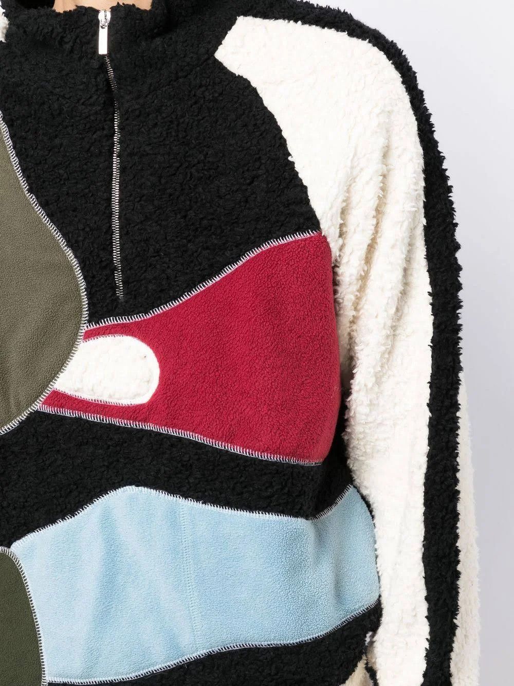 Bethany Williams o1mle0424 Half-Zip Fastening Fleece Jacket in Multicolor Size US S / EU 44-46 / 1 - 2 Thumbnail