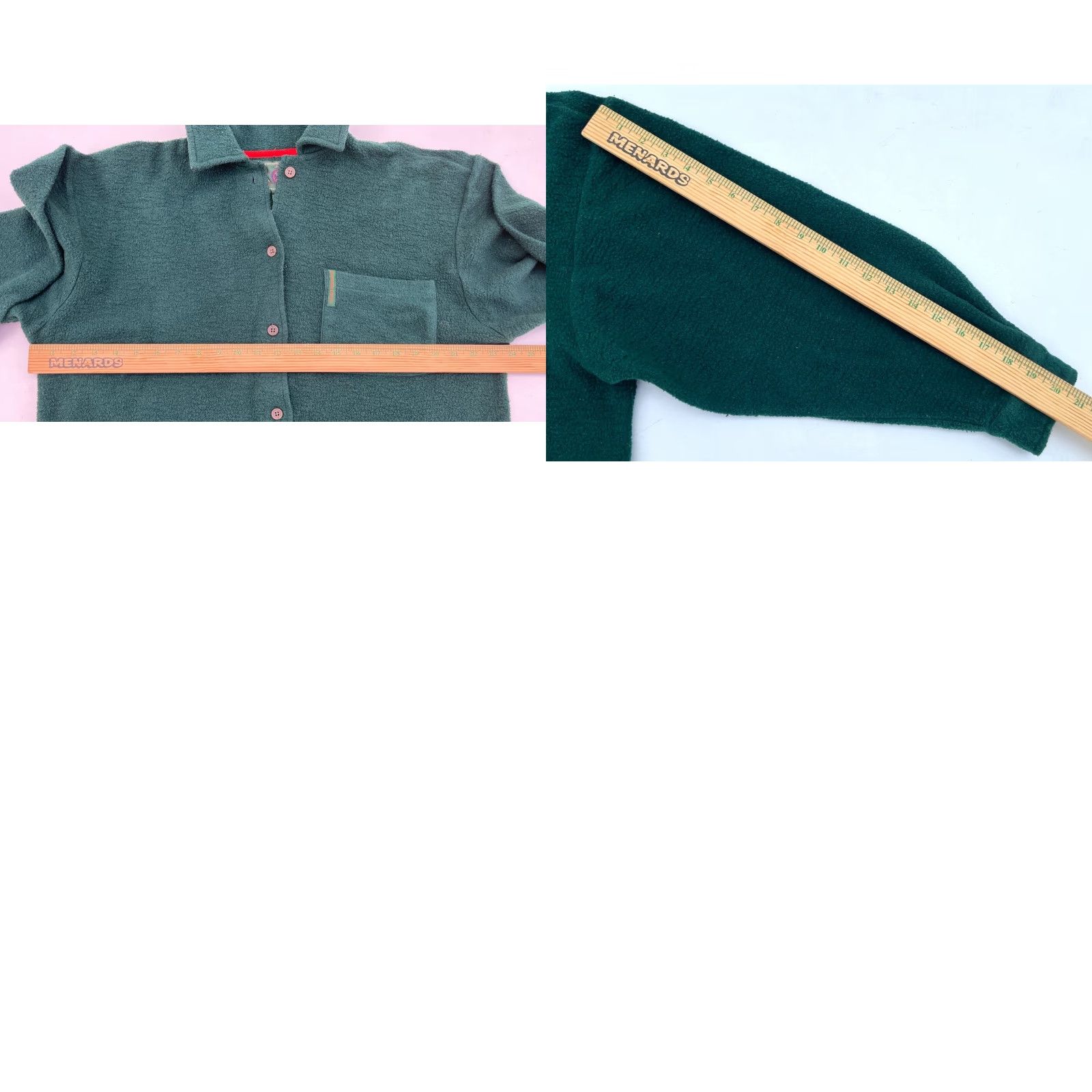 Abercrombie & Fitch VINTAGE Abercrombie & Fitch Adirondack Trail Guide Fleece Shirt Men's Sz M Green 90s Button-Up Size US M / EU 48-50 / 2 - 8 Thumbnail