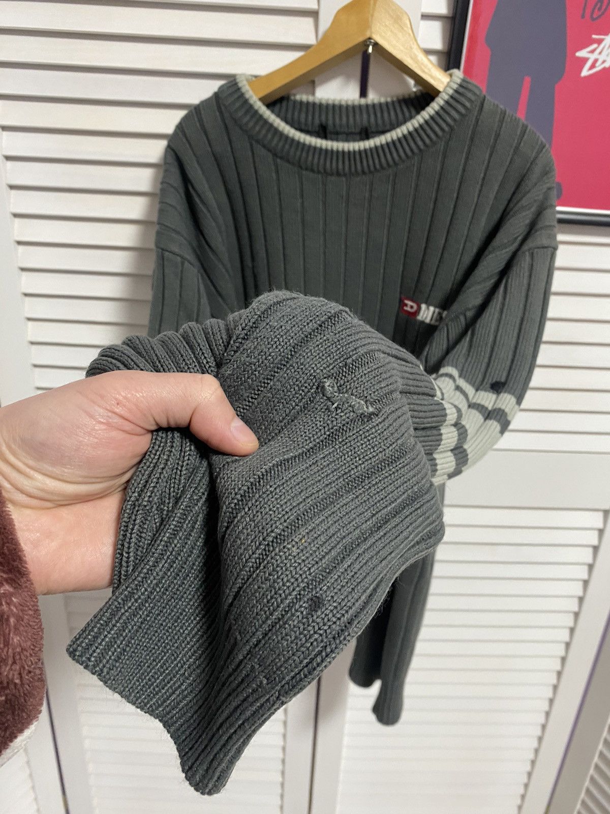 Diesel Vintage Knit Sweater Diesel Striped Opium Faded Style Size US XL / EU 56 / 4 - 6 Thumbnail