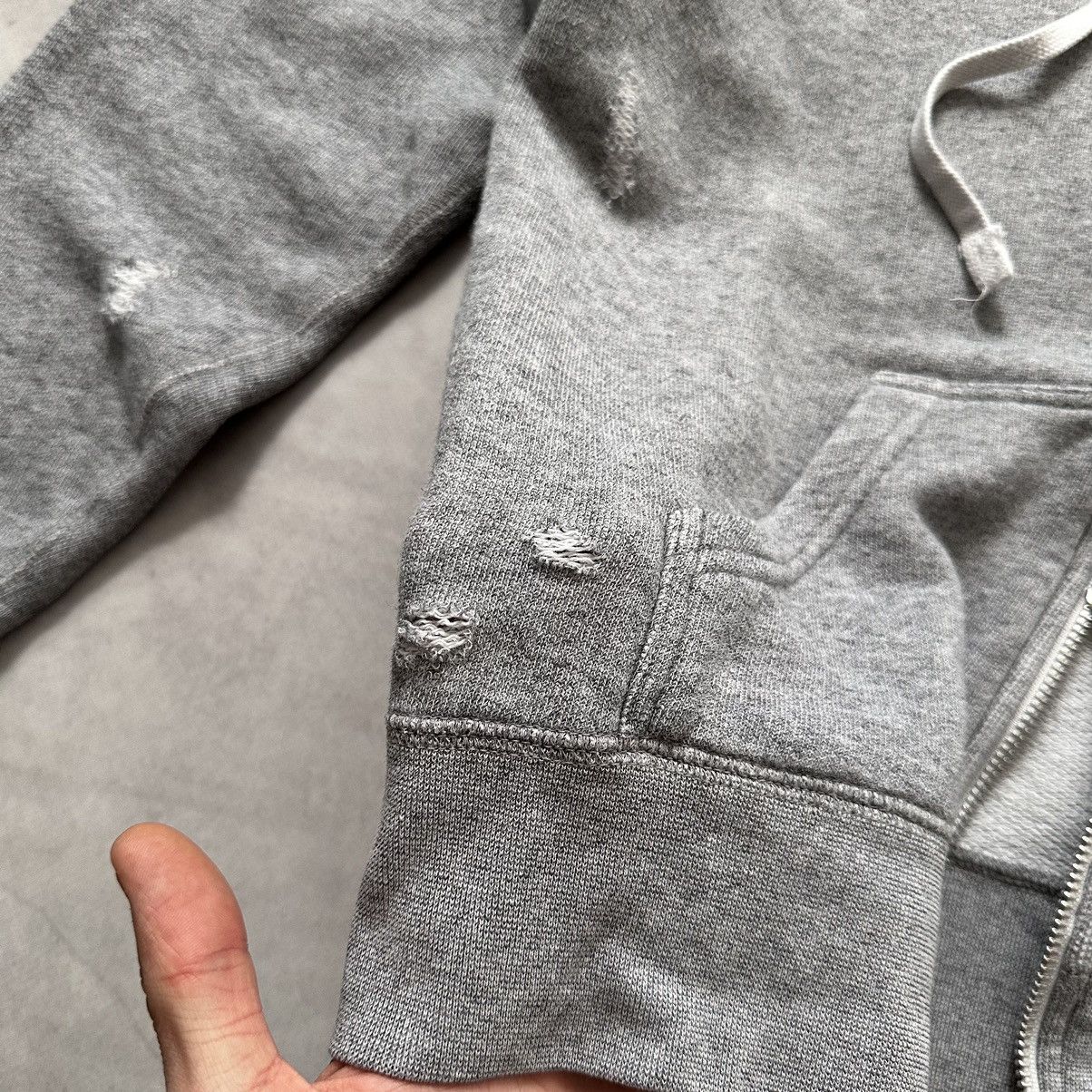 Buzz Rickson's Japan Grktinvestigation Issey Miyake Distressed Zip Hoodie Size US S / EU 44-46 / 1 - 4 Thumbnail