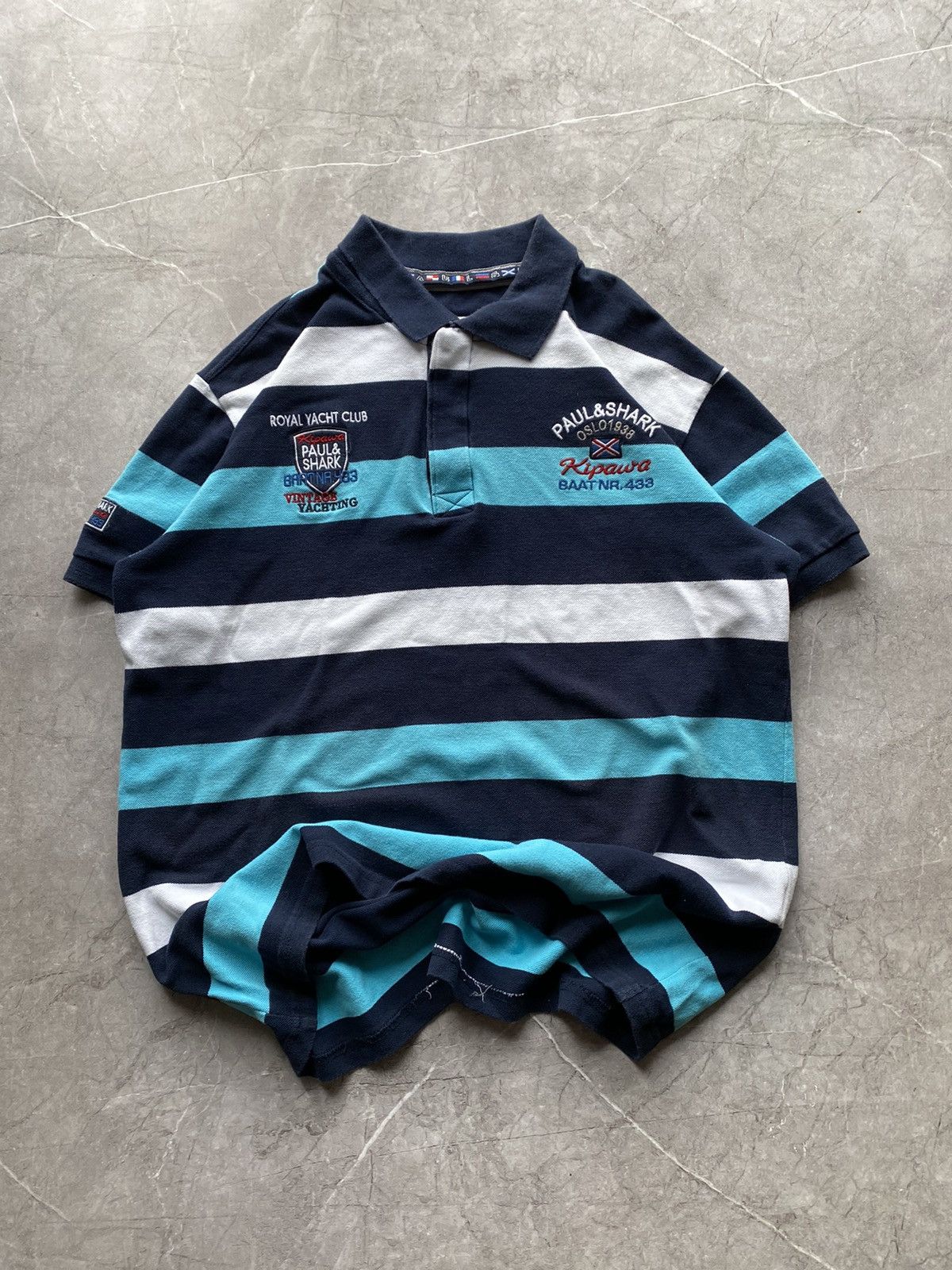 Paul & Shark Paul & Shark Yachting F24 Kipawa Royal Yacht Club Polo Size US L / EU 52-54 / 3 - 2 Thumbnail