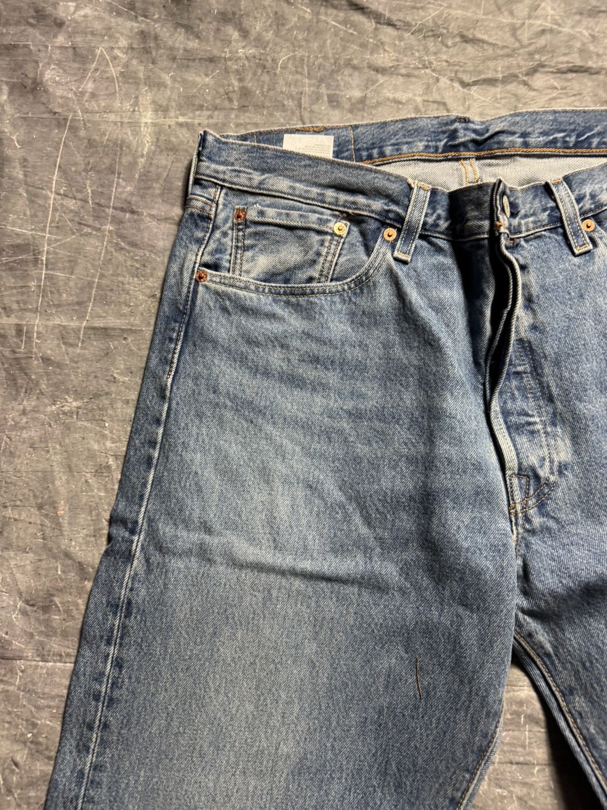 DENIM TEARS × Levi's Denim Tears Plain Jane Washed Indigo Jeans Size US 36 / EU 52 - 3 Thumbnail