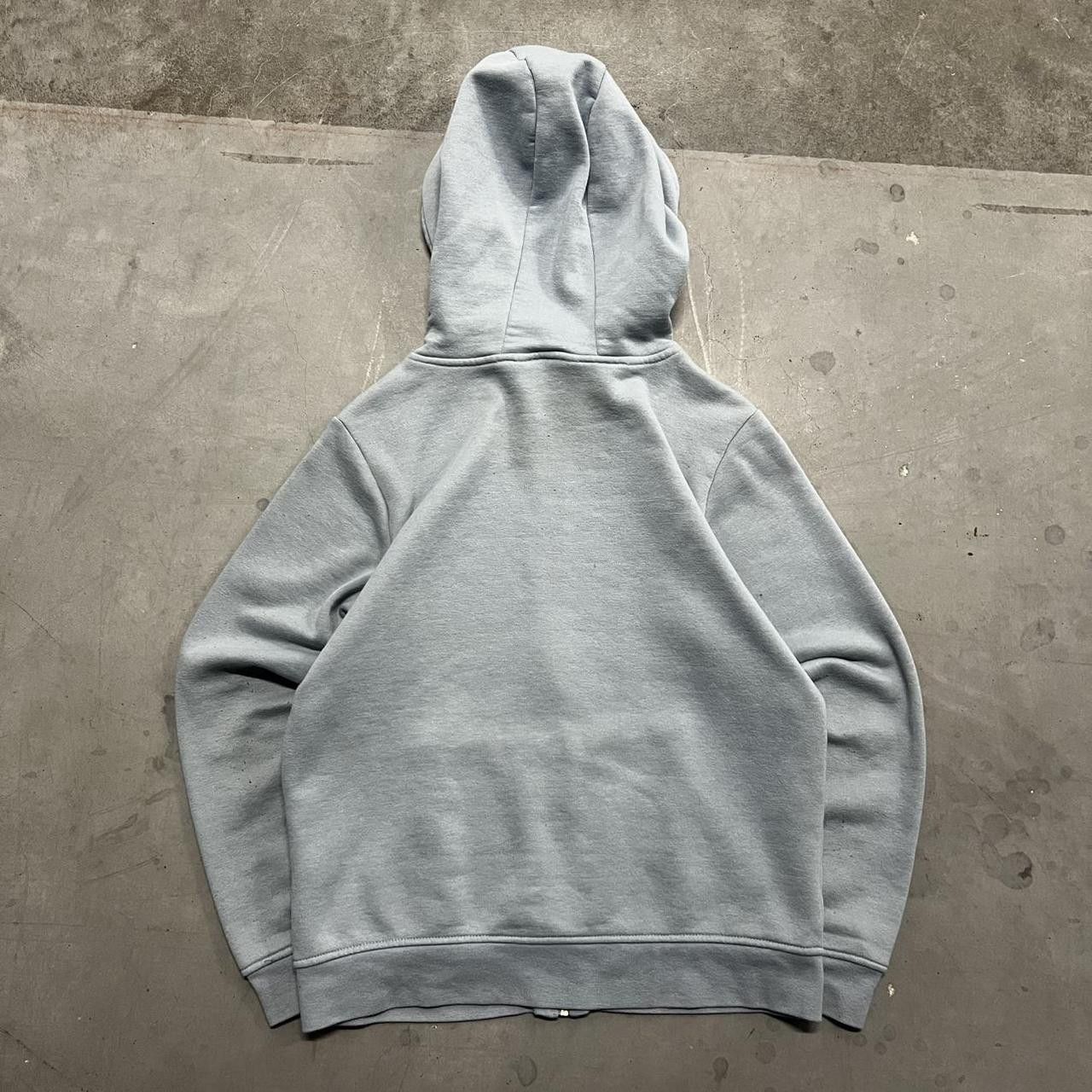 Vintage Vintage Y2K/2000s Blank Baby Blue Zipup Hoodie! Size US S / EU 44-46 / 1 - 2 Thumbnail