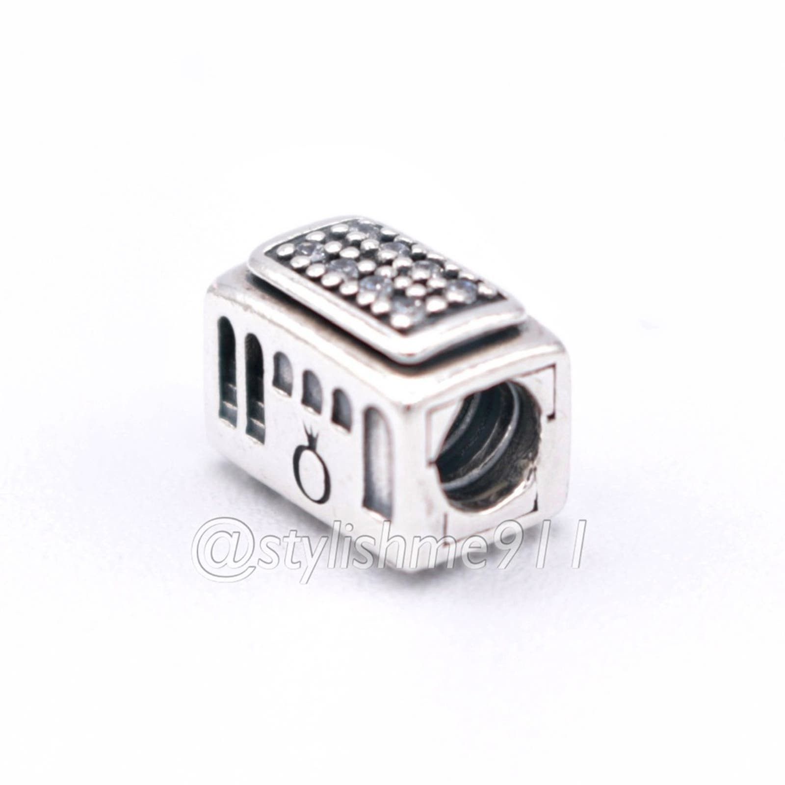 pandora Authentic Pandora Cable Car Charm - 791219CZ Size ONE SIZE - 10 Thumbnail