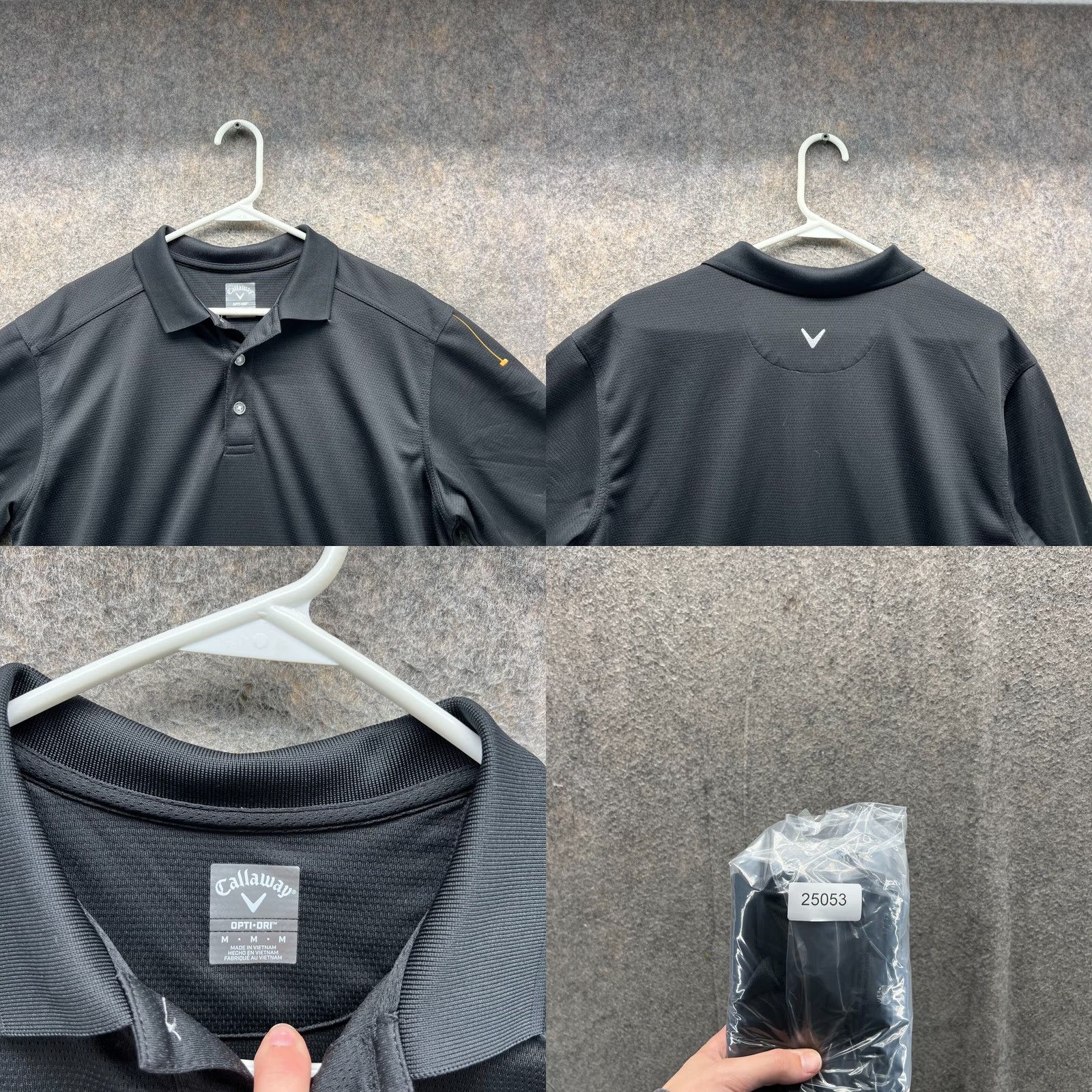 Callaway Callaway Polo Shirt Men Medium Black Opti Dri Polyester Golf Shirt Size US M / EU 48-50 / 2 - 8 Thumbnail