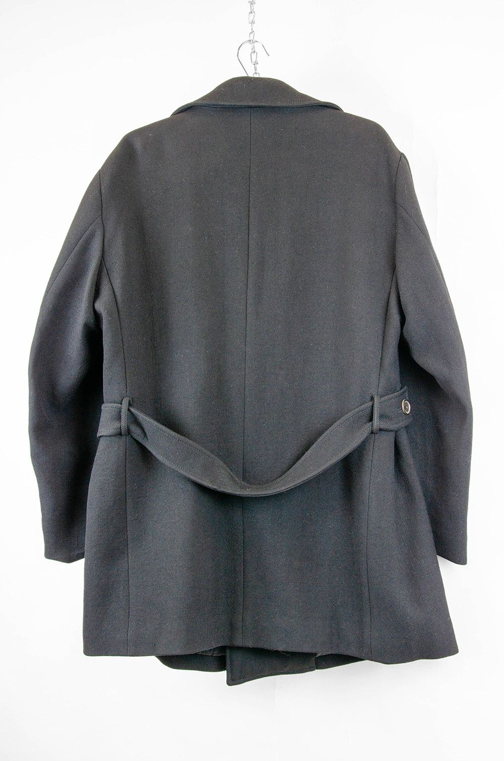 Valentino Valentino Double Breasted Wool Overcoat Black IT54 Size US L / EU 52-54 / 3 - 2 Thumbnail