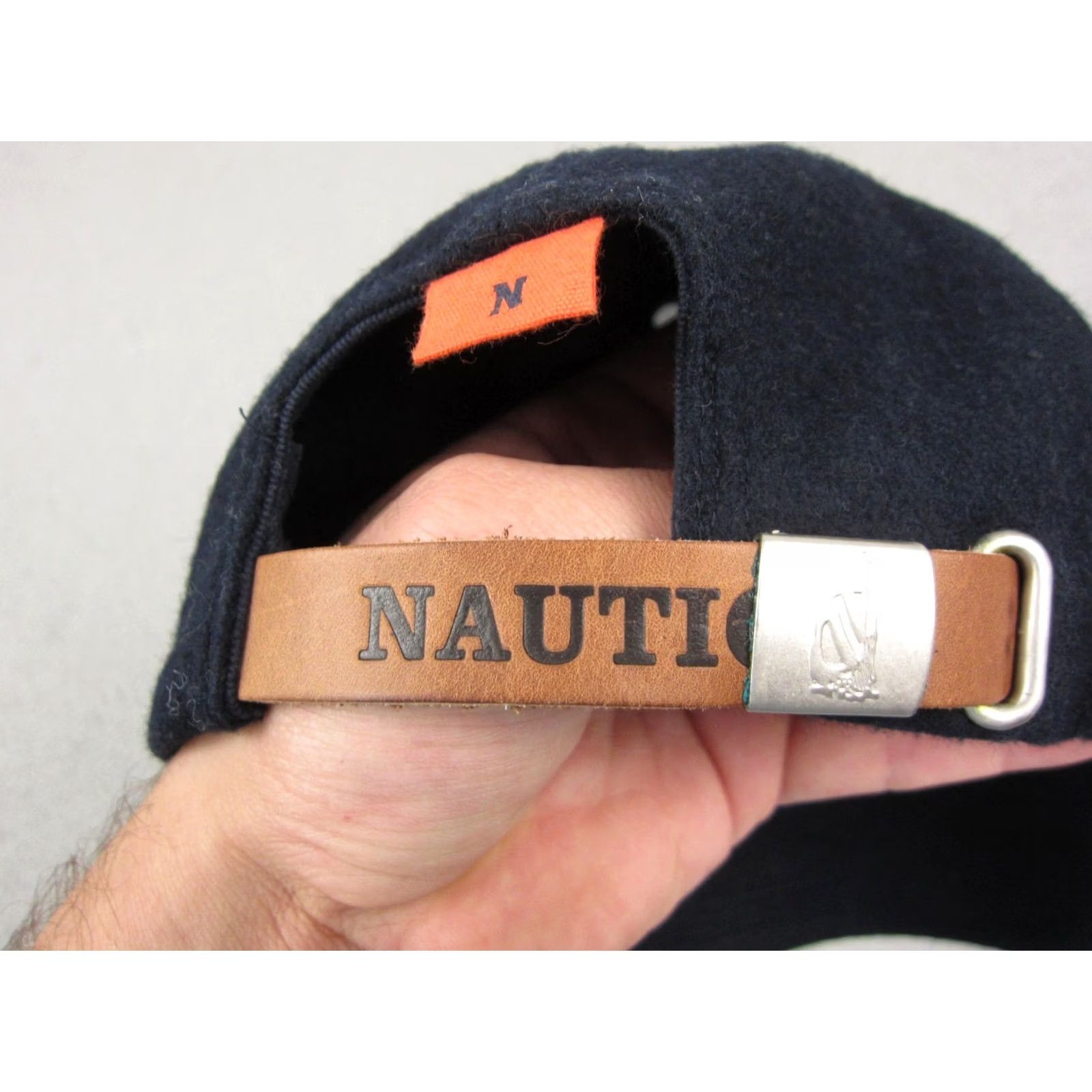 Nautica VINTAGE Nautica Hat Cap Mens One Size Blue Baseball Wool Snapback Adjustable 90s Size ONE SIZE - 4 Thumbnail